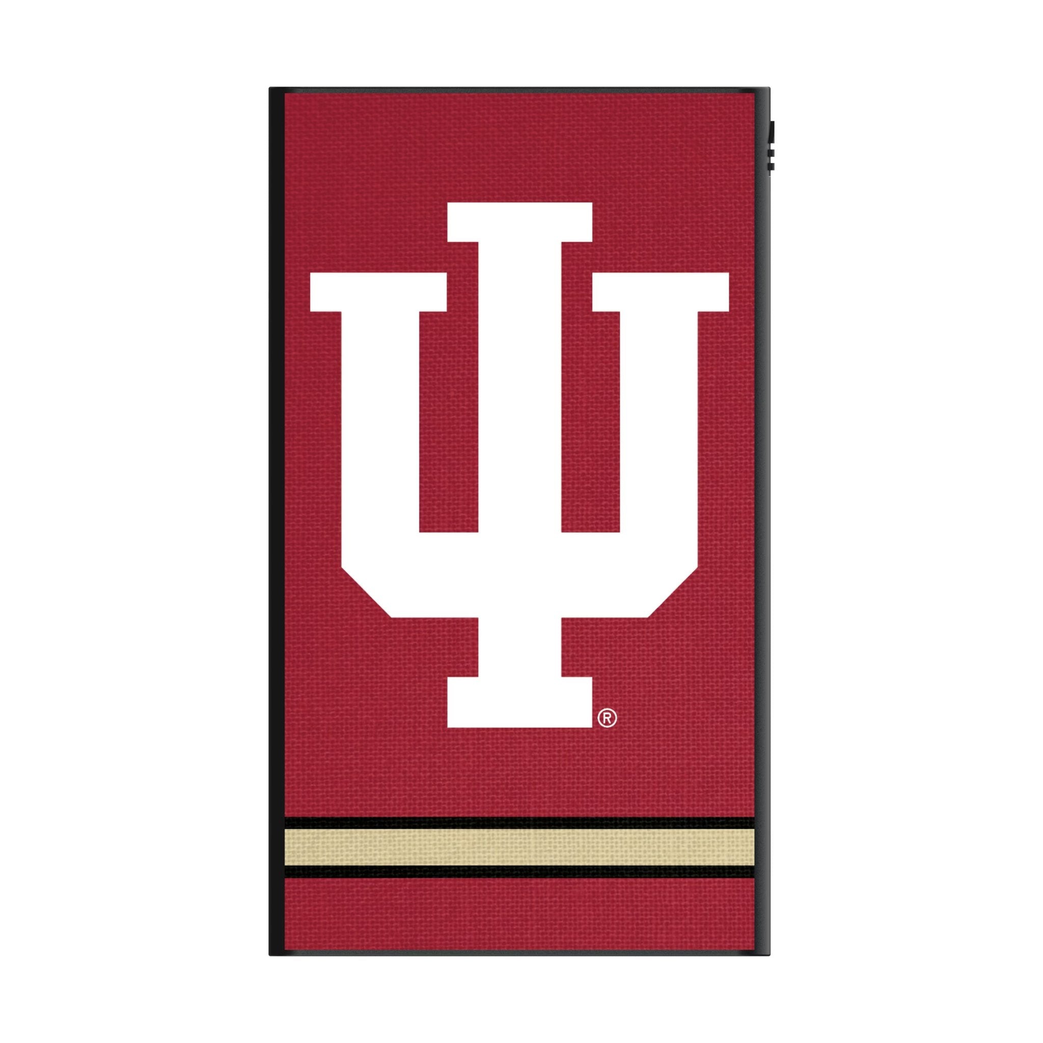 Indiana University Hoosiers Stripe 5000mAh Flat Powerbank