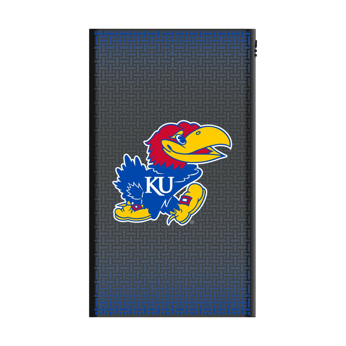 University of Kansas Jayhawks Linen 5000mAh Flat Powerbank