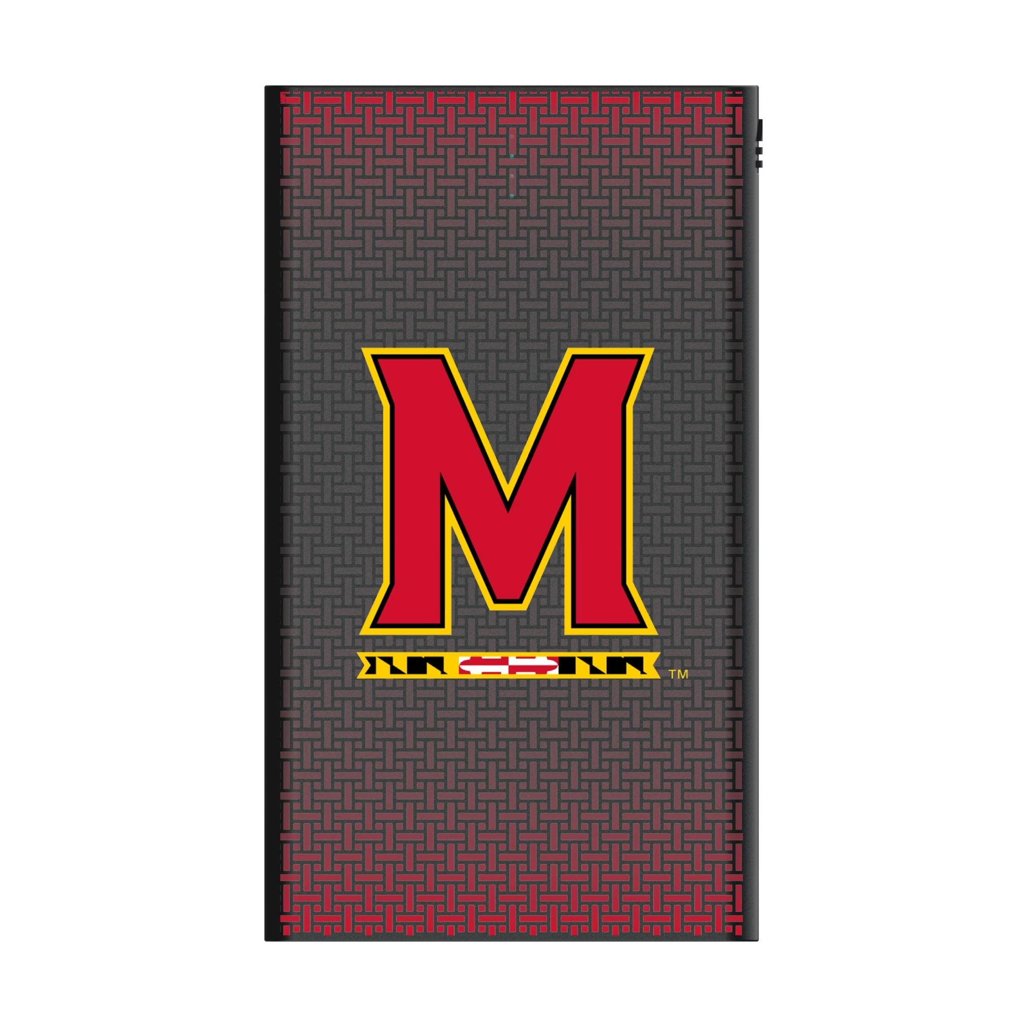 University of Maryland Terrapins Linen 5000mAh Flat Powerbank 2