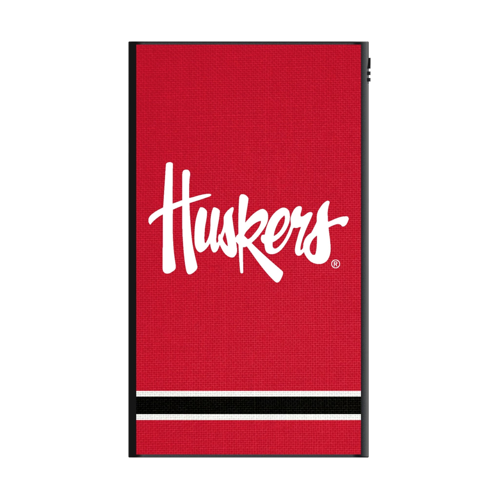 University of Nebraska Huskers Stripe 5000mAh Flat Powerbank