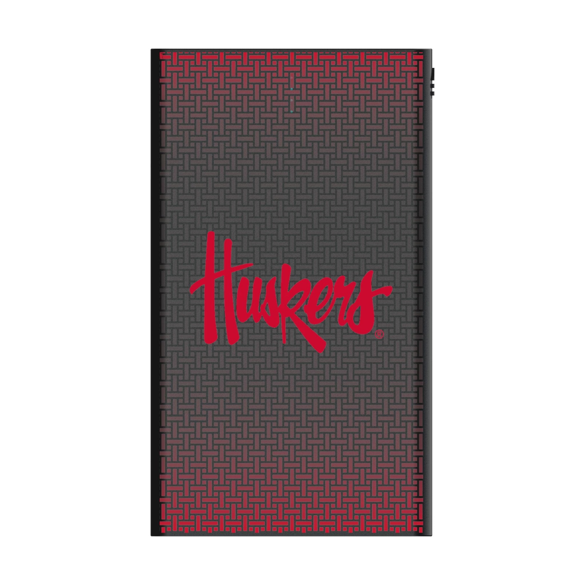 University of Nebraska Huskers Linen 5000mAh Flat Powerbank