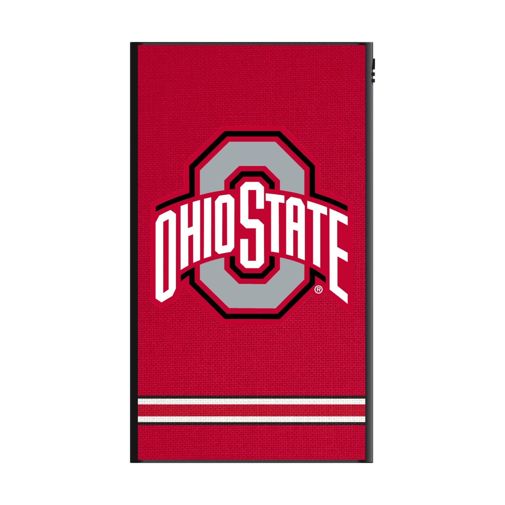 Ohio State University Buckeyes Stripe 5000mAh Flat Powerbank