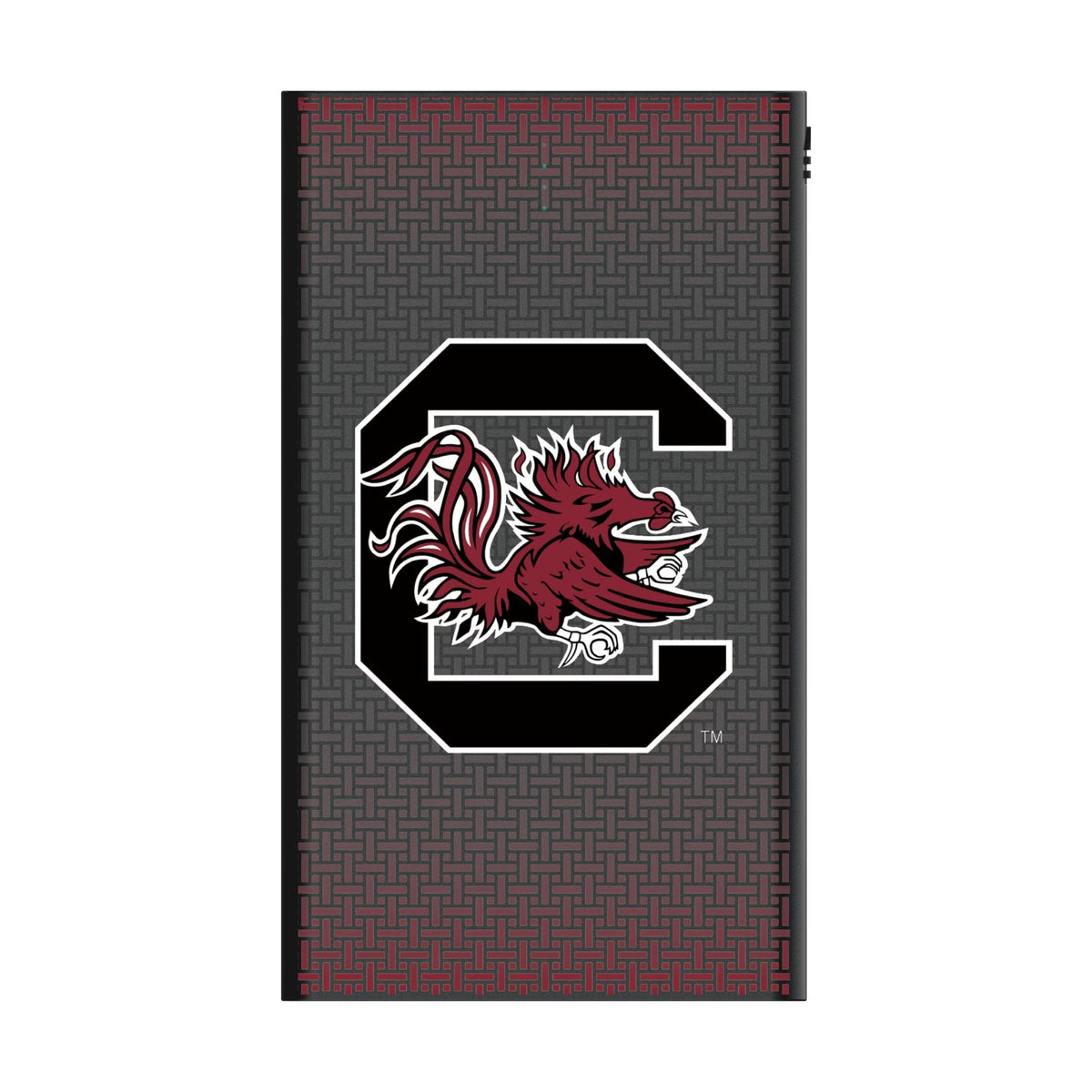 University of South Carolina Gamecocks Linen 5000mAh Flat Powerbank 2