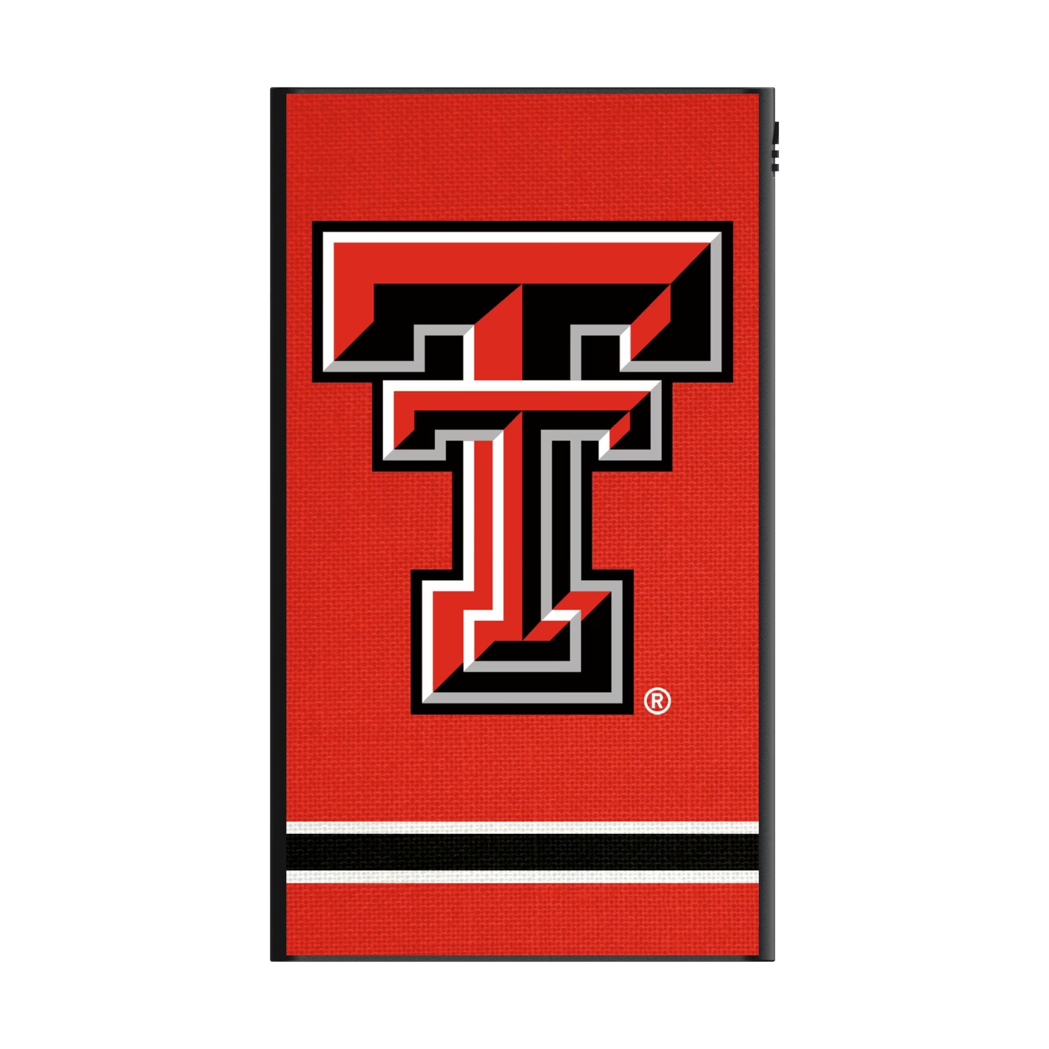 Texas Tech Red Raiders Stripe 5000mAh Flat Powerbank 2