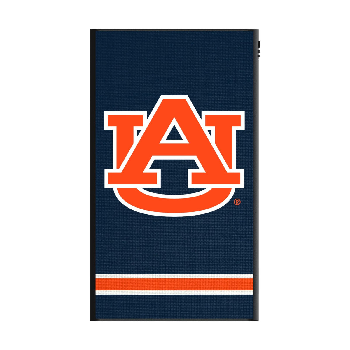 University of Auburn Tigers Stripe 5000mAh Flat Powerbank