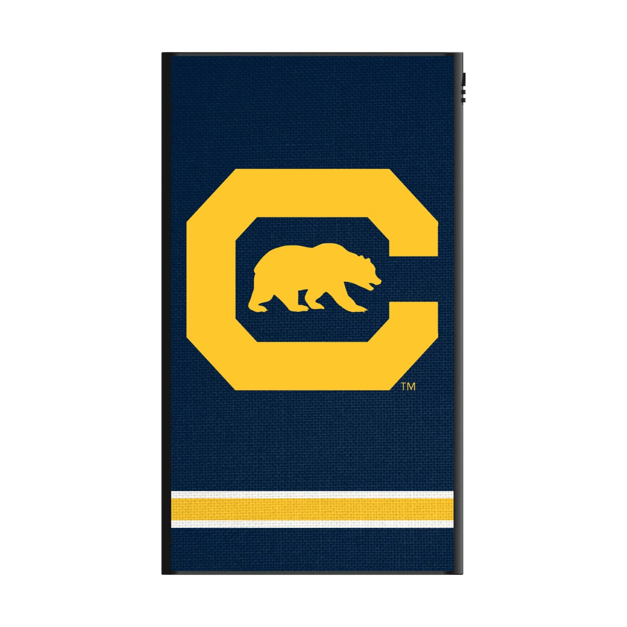University of California Berkeley Golden Bears Stripe 5000mAh Flat Powerbank