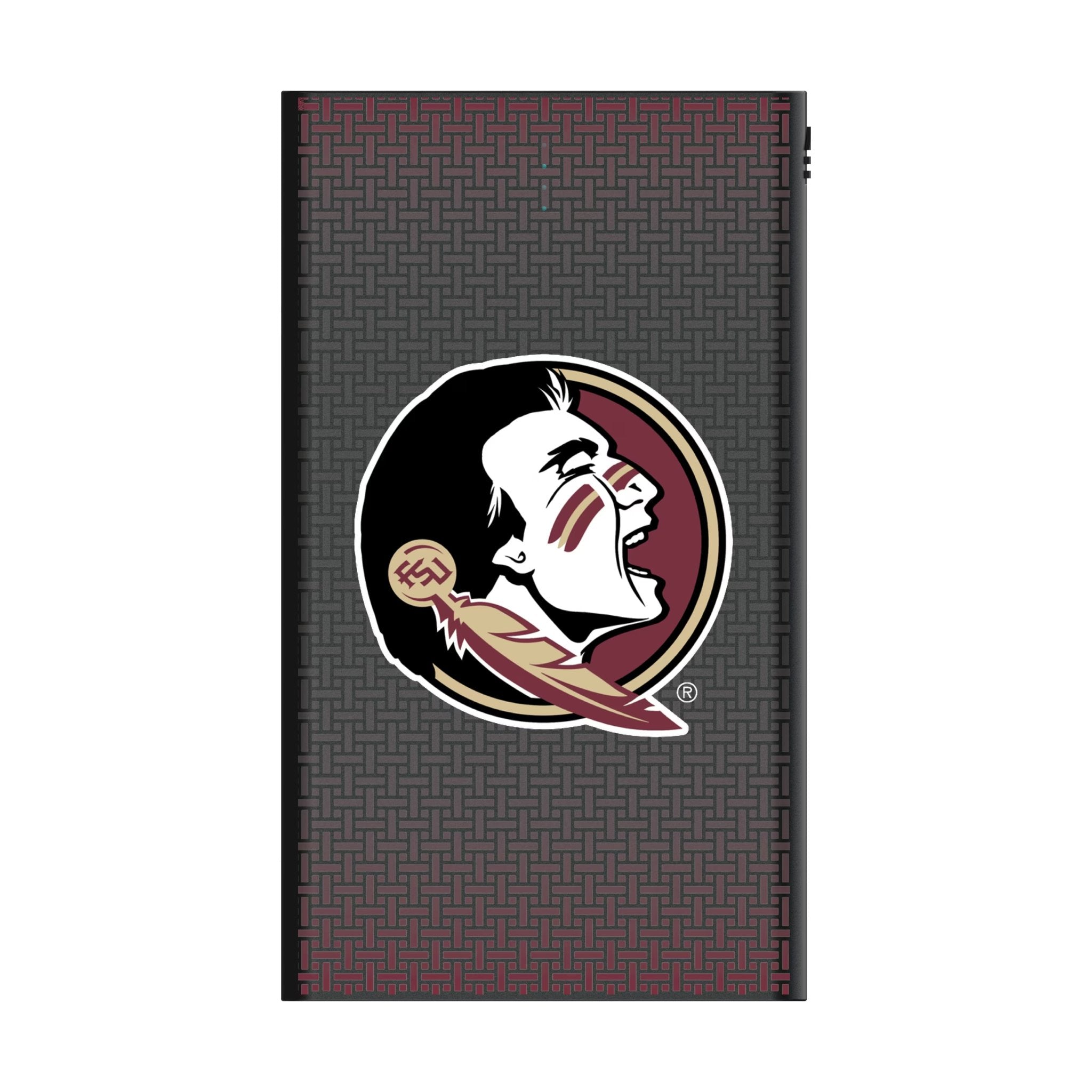 Florida State University Seminoles Linen 5000mAh Flat Powerbank