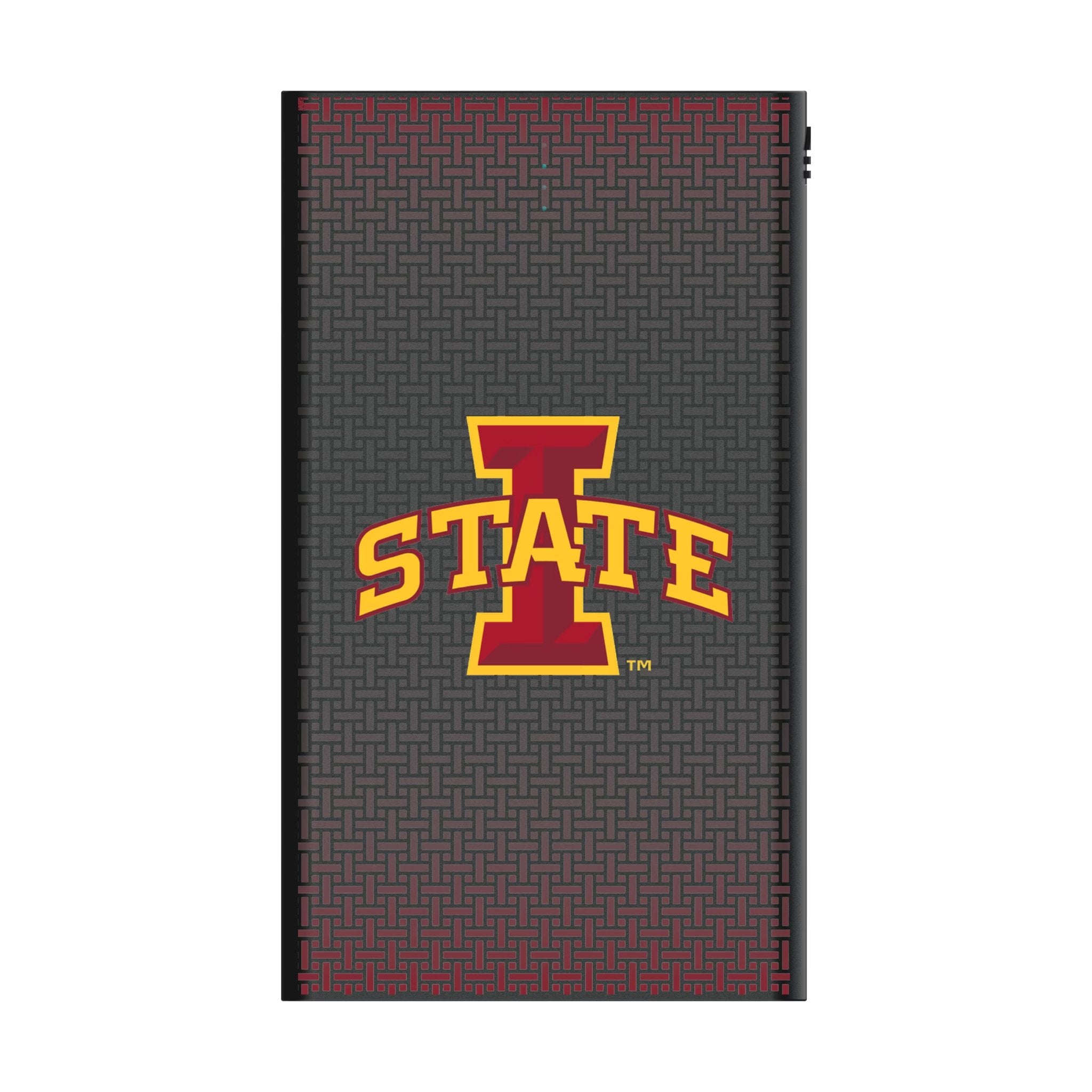 Iowa State University Cyclones Linen 5000mAh Flat Powerbank