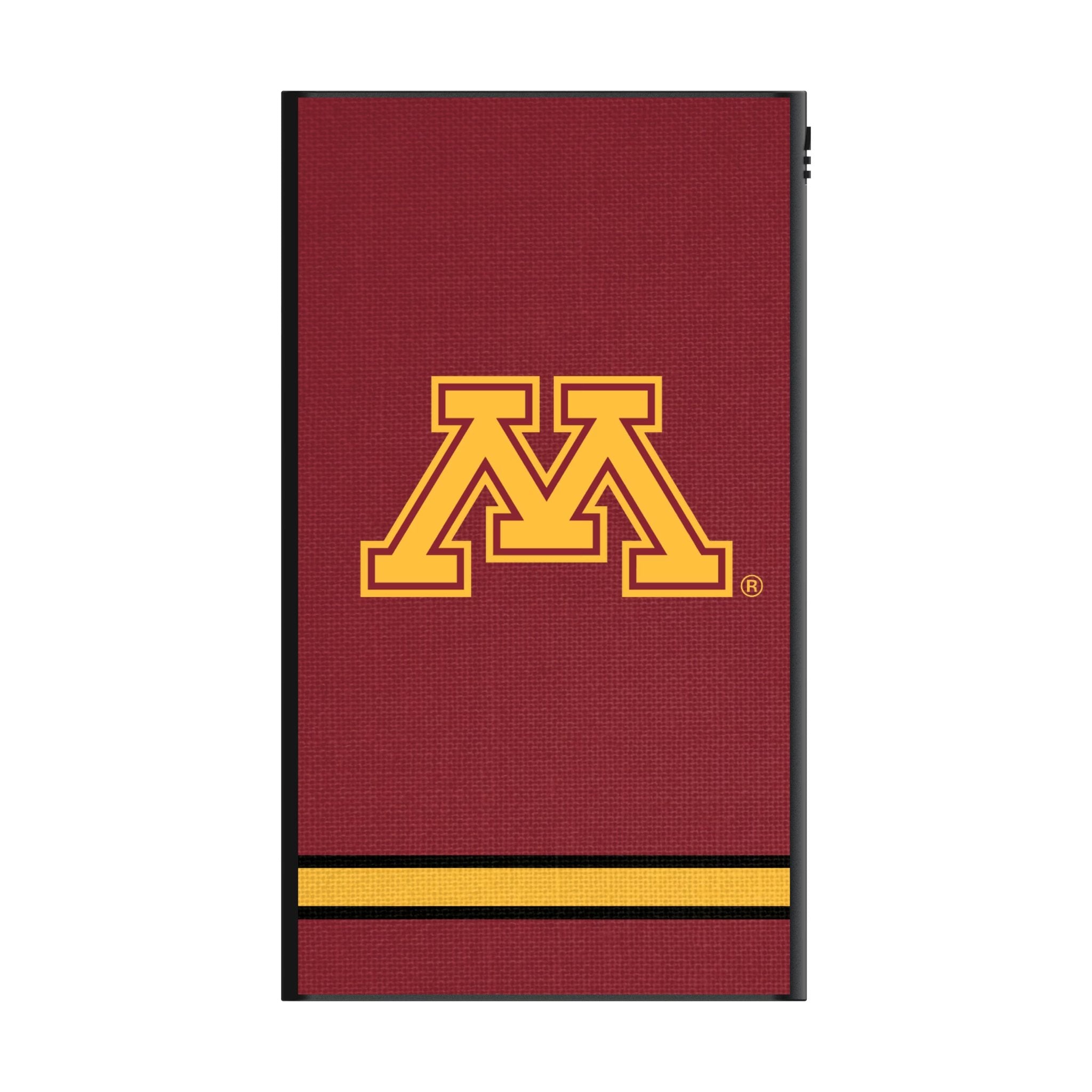 University of Minnesota Golden Gophers Stripe 5000mAh Flat Powerbank 2