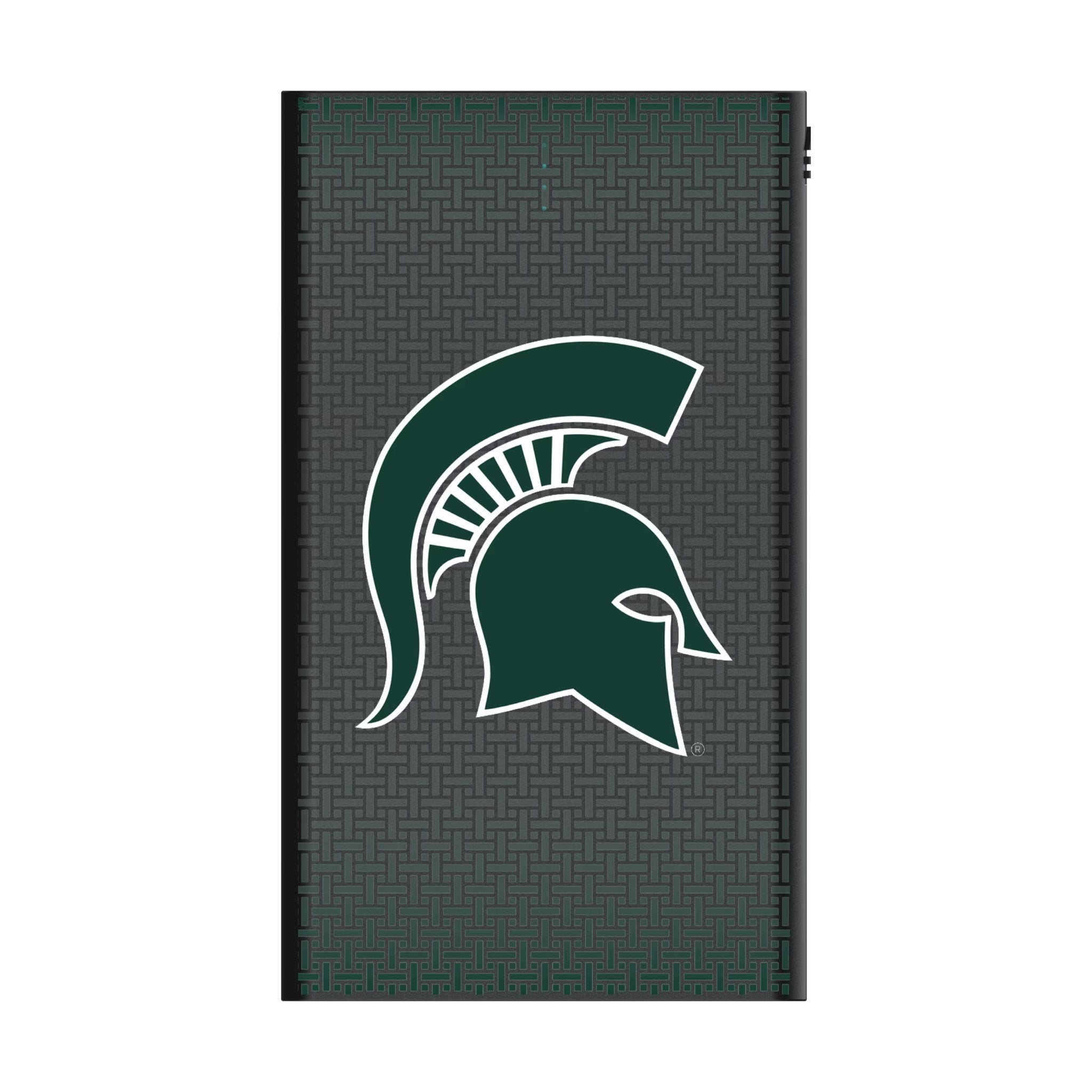 Michigan State University Spartans Linen 5000mAh Flat Powerbank