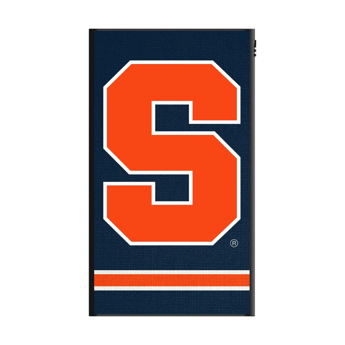 Syracuse University Orange Stripe 5000mAh Flat Powerbank 2