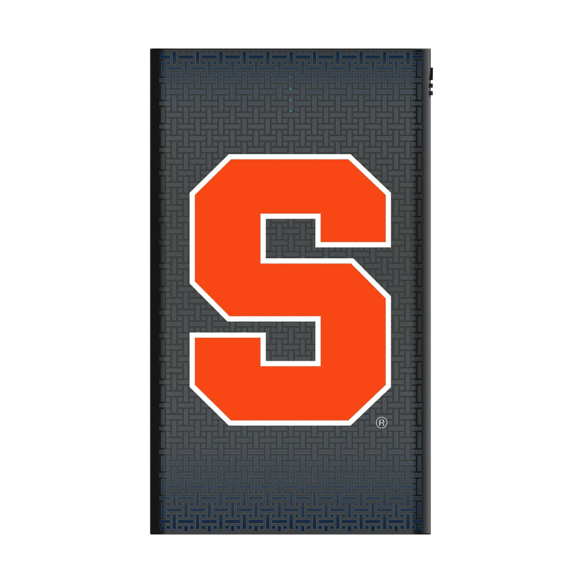 Syracuse University Orange Linen 5000mAh Flat Powerbank 2