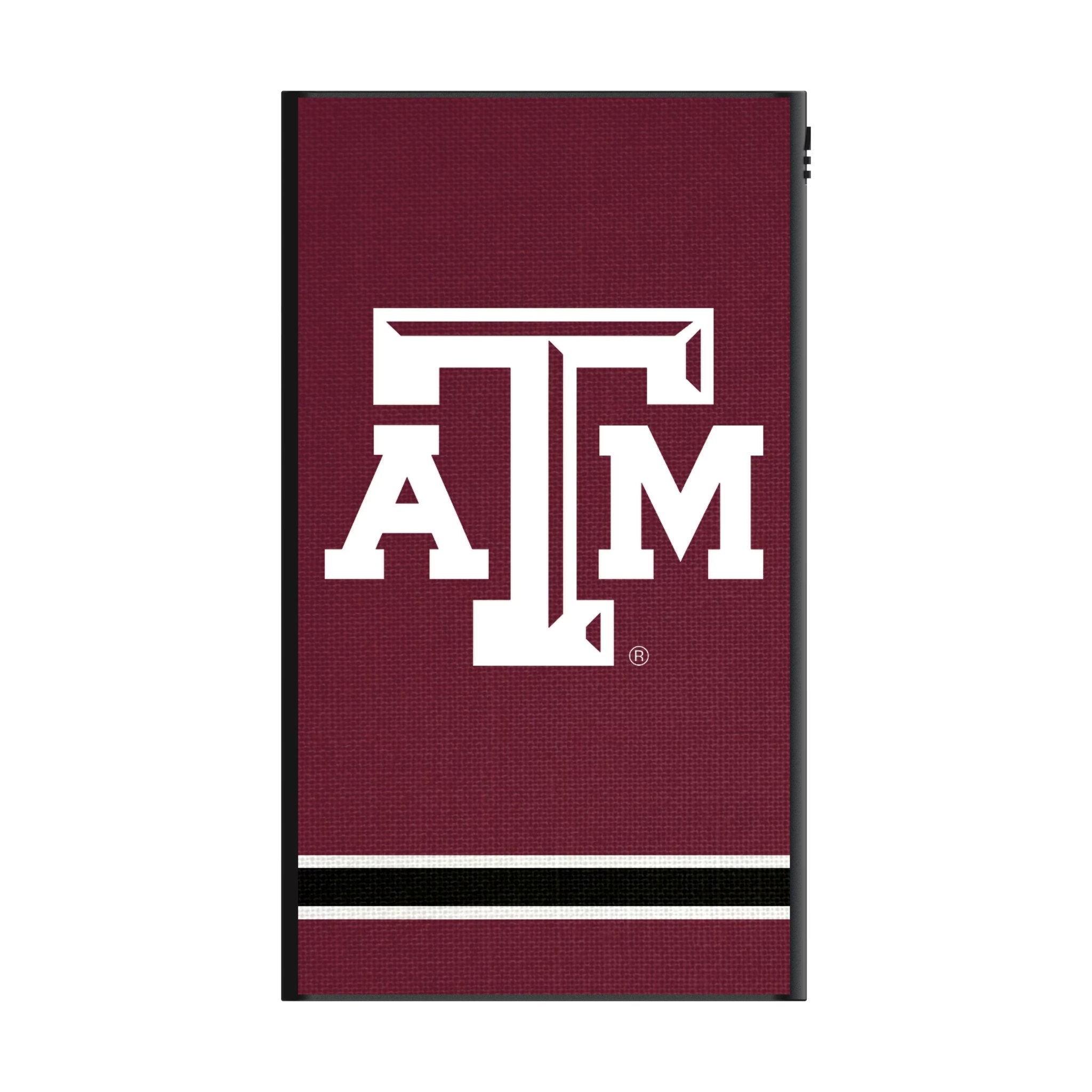 Texas A&M University Aggies Stripe 5000mAh Flat Powerbank