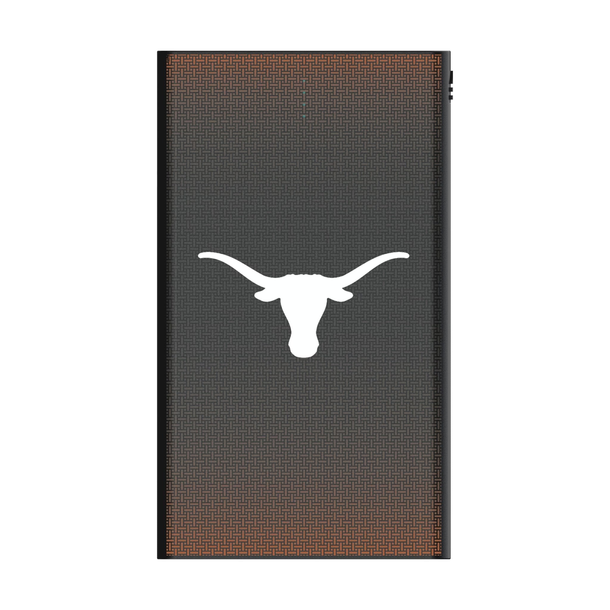 University of Texas Longhorns Linen 5000mAh Flat Powerbank 2