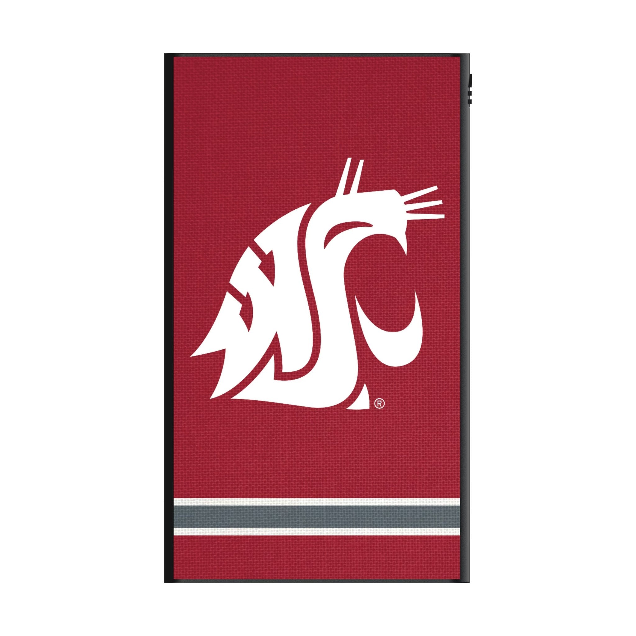 Washington State University Cougars Stripe 5000mAh Flat Powerbank 2