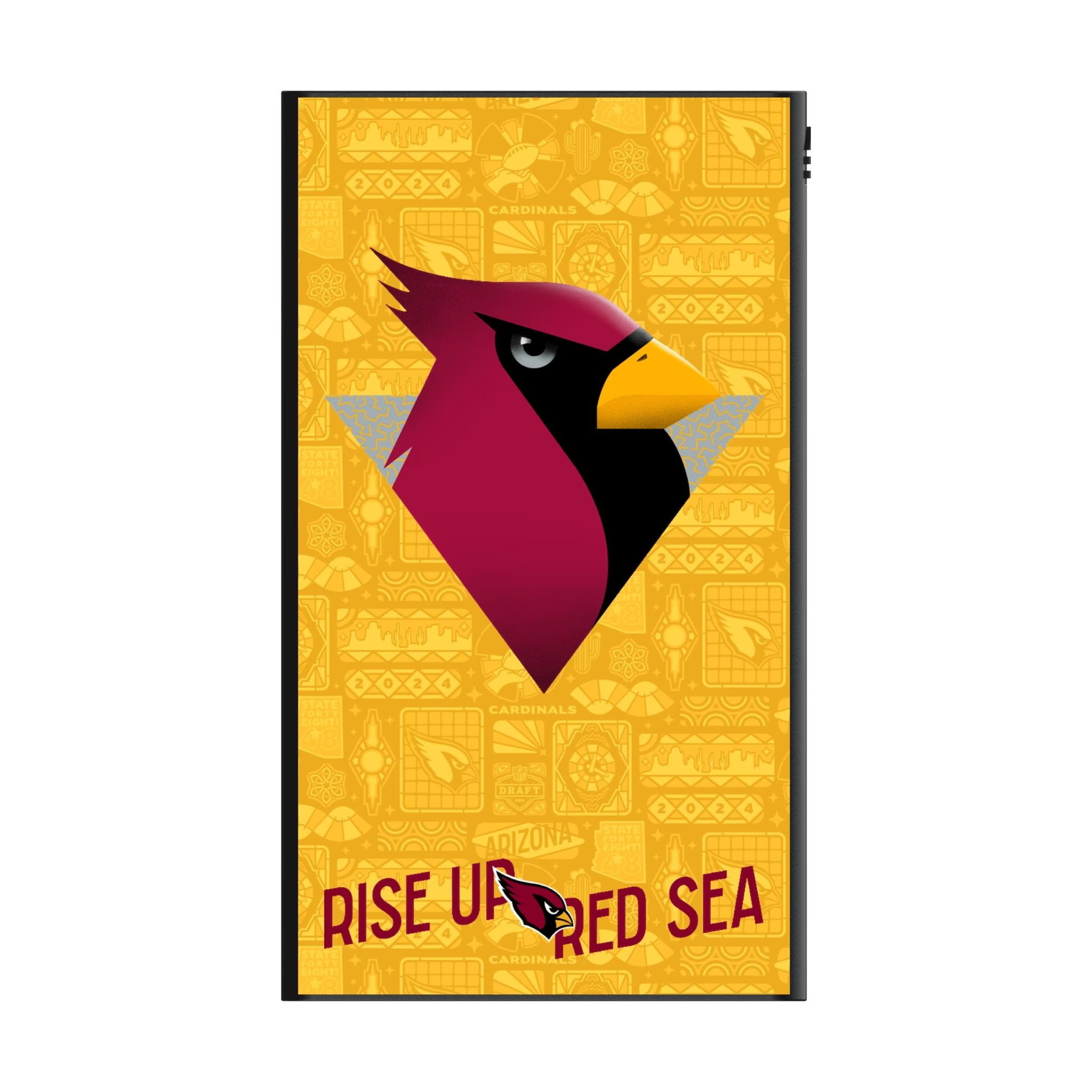 Arizona Cardinals 2024 Edition 5000mAh Flat Powerbank