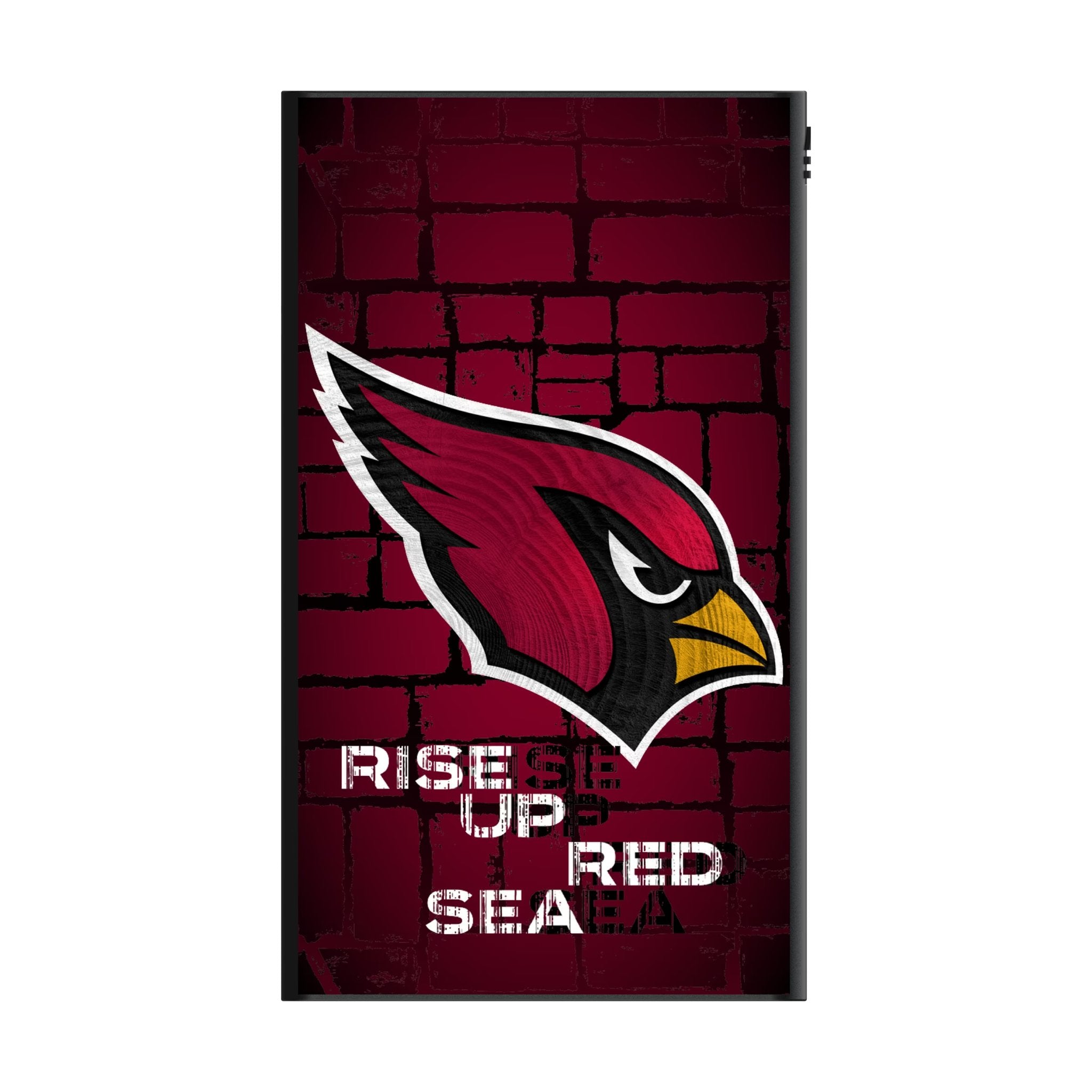 Arizona Cardinals Brick Wall 5000mAh Flat Powerbank