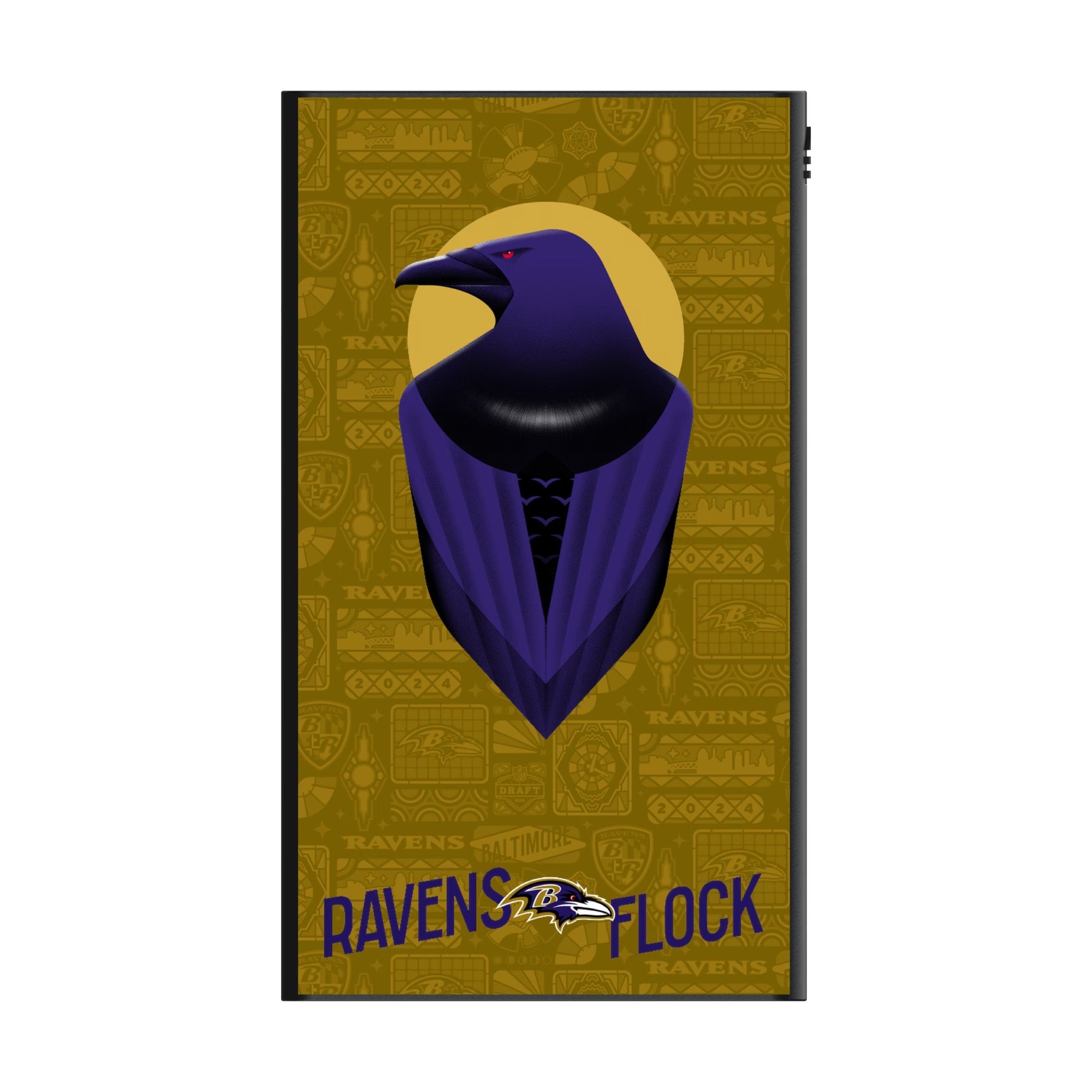 Baltimore Ravens 2024 Edition 5000mAh Flat Powerbank