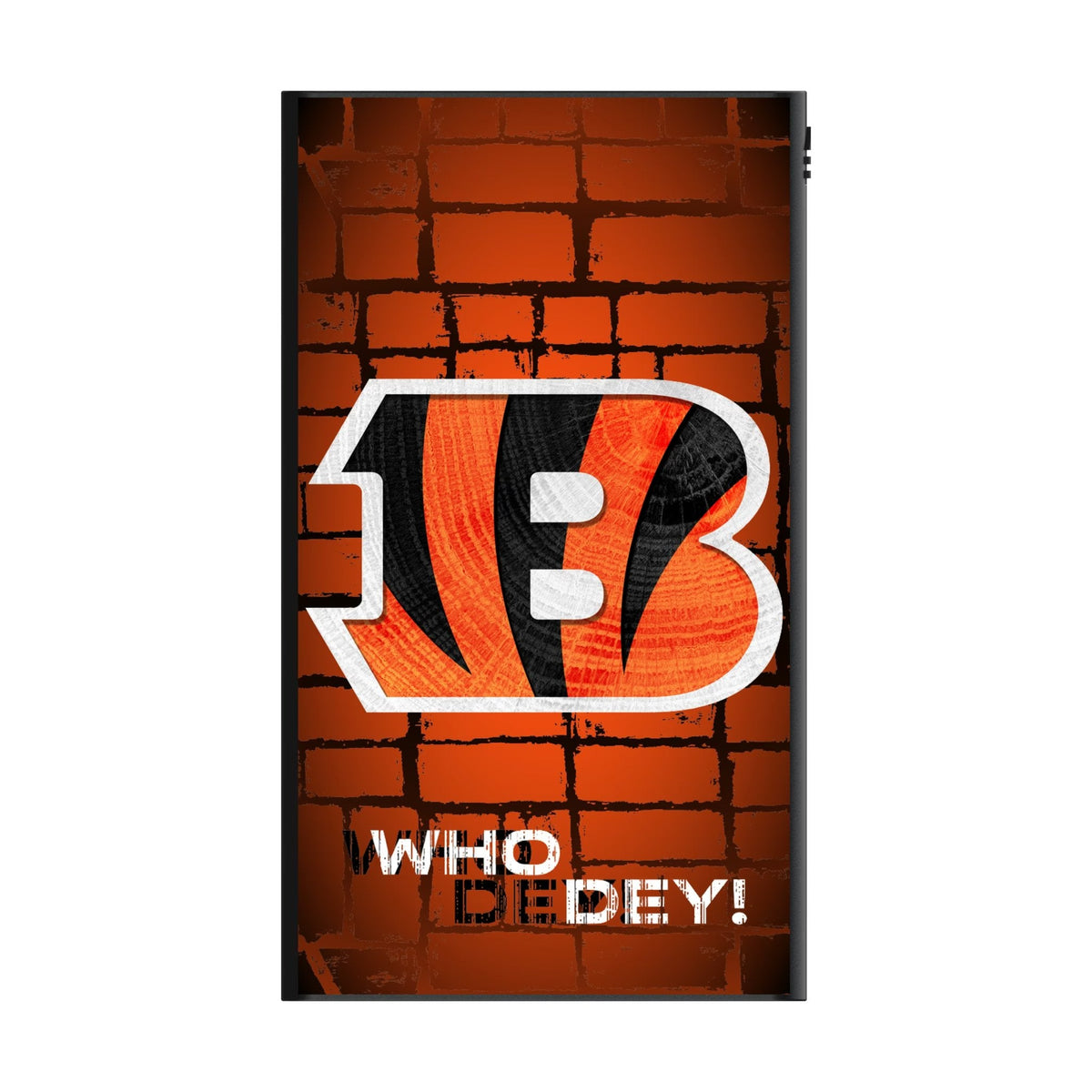Cincinnati Bengals Brick Wall 5000mAh Flat Powerbank 2