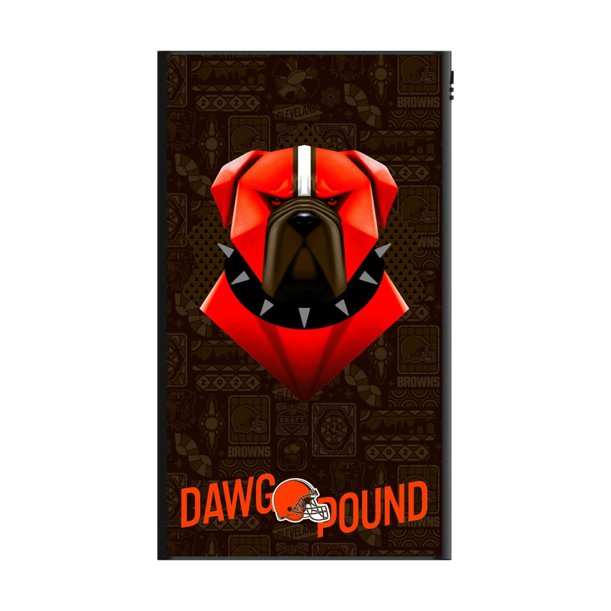 Cleveland Browns 2024 Edition 5000mAh Flat Powerbank 2