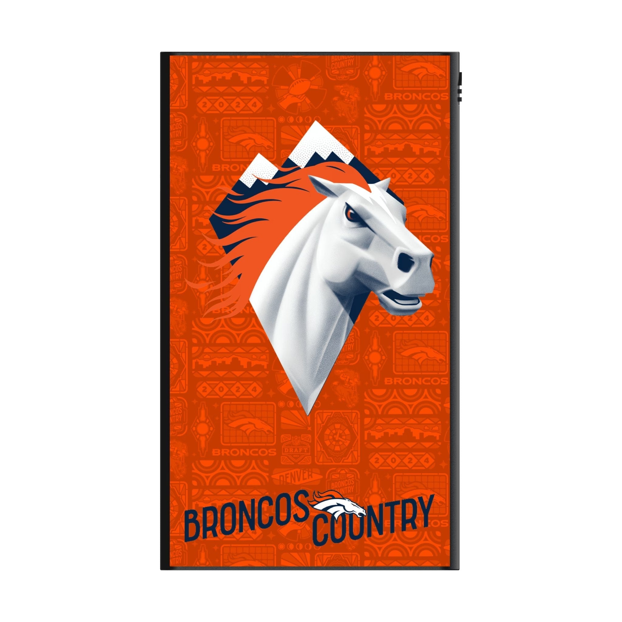 Denver Broncos 2024 Edition 5000mAh Flat Powerbank 2