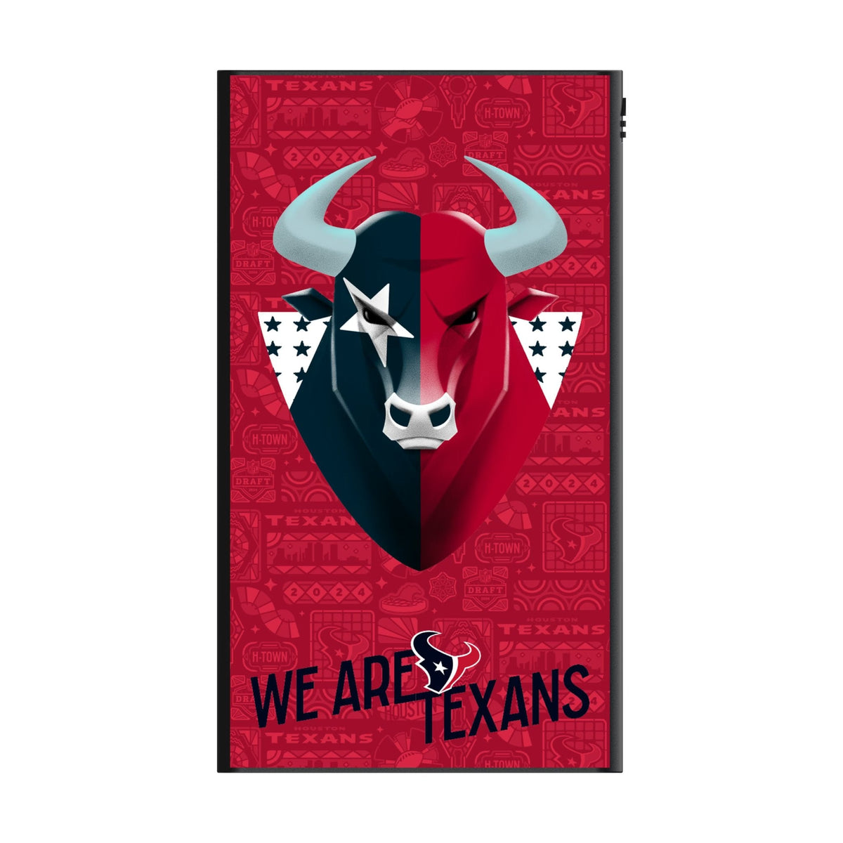 Houston Texans 2024 Edition 5000mAh Flat Powerbank 2