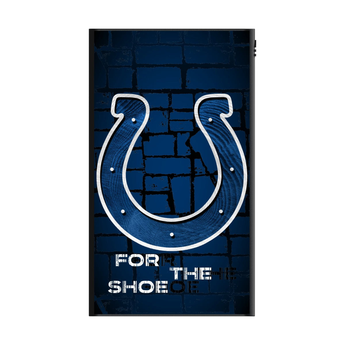 Indianapolis Colts Brick Wall 5000mAh Flat Powerbank 2