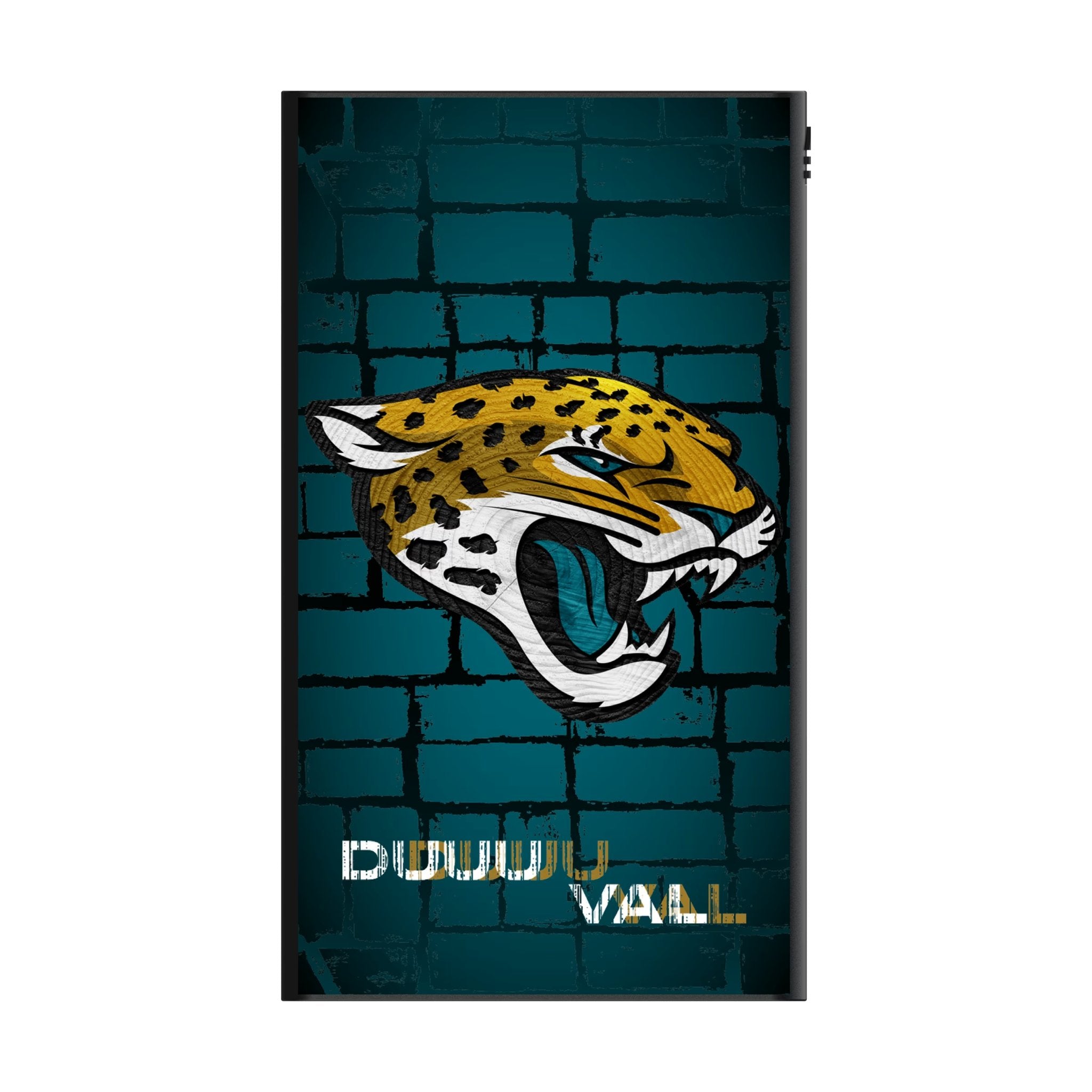 Jacksonville Jaguars Brick Wall 5000mAh Flat Powerbank 2