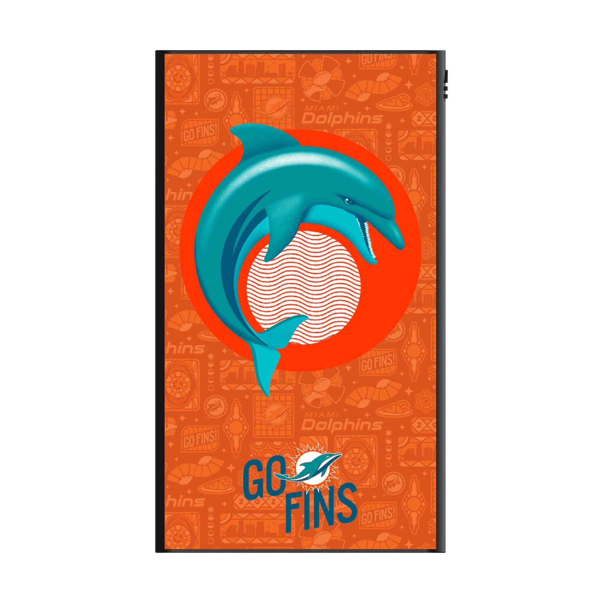 Miami Dolphins 2024 Edition 5000mAh Flat Powerbank