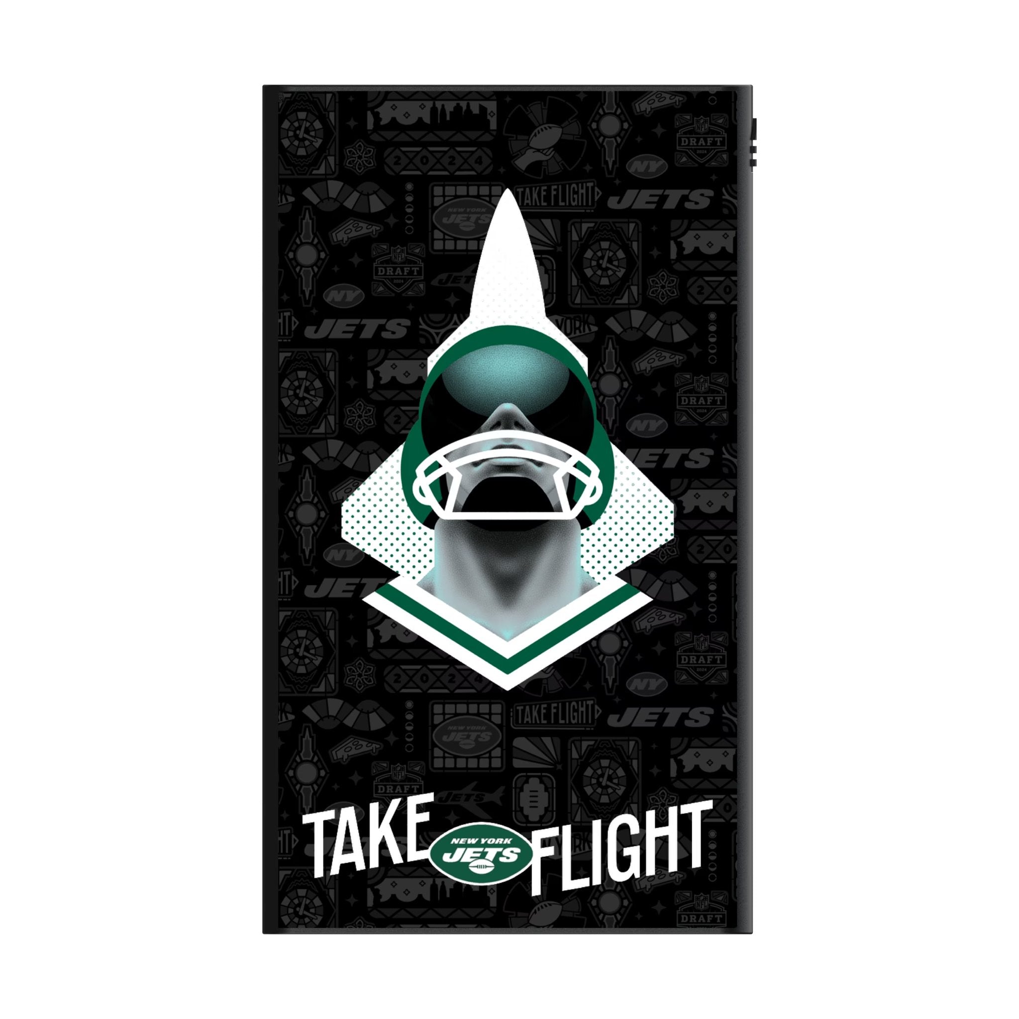 New York Jets 2024 Edition 5000mAh Flat Powerbank 2
