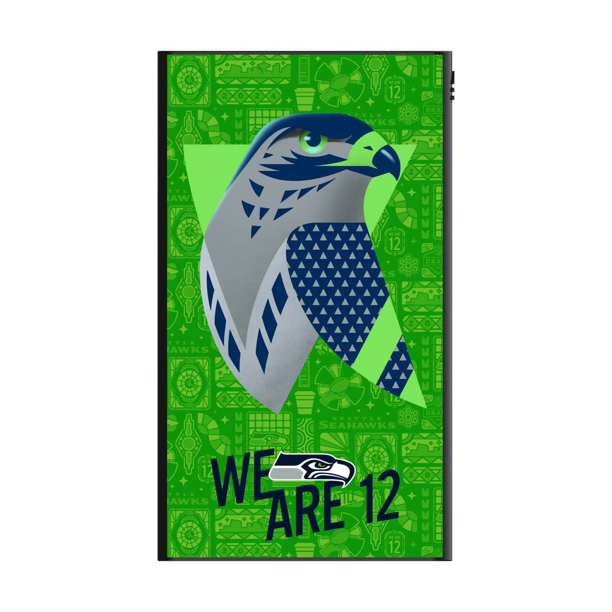 Seattle Seahawks 2024 Edition 5000mAh Flat Powerbank