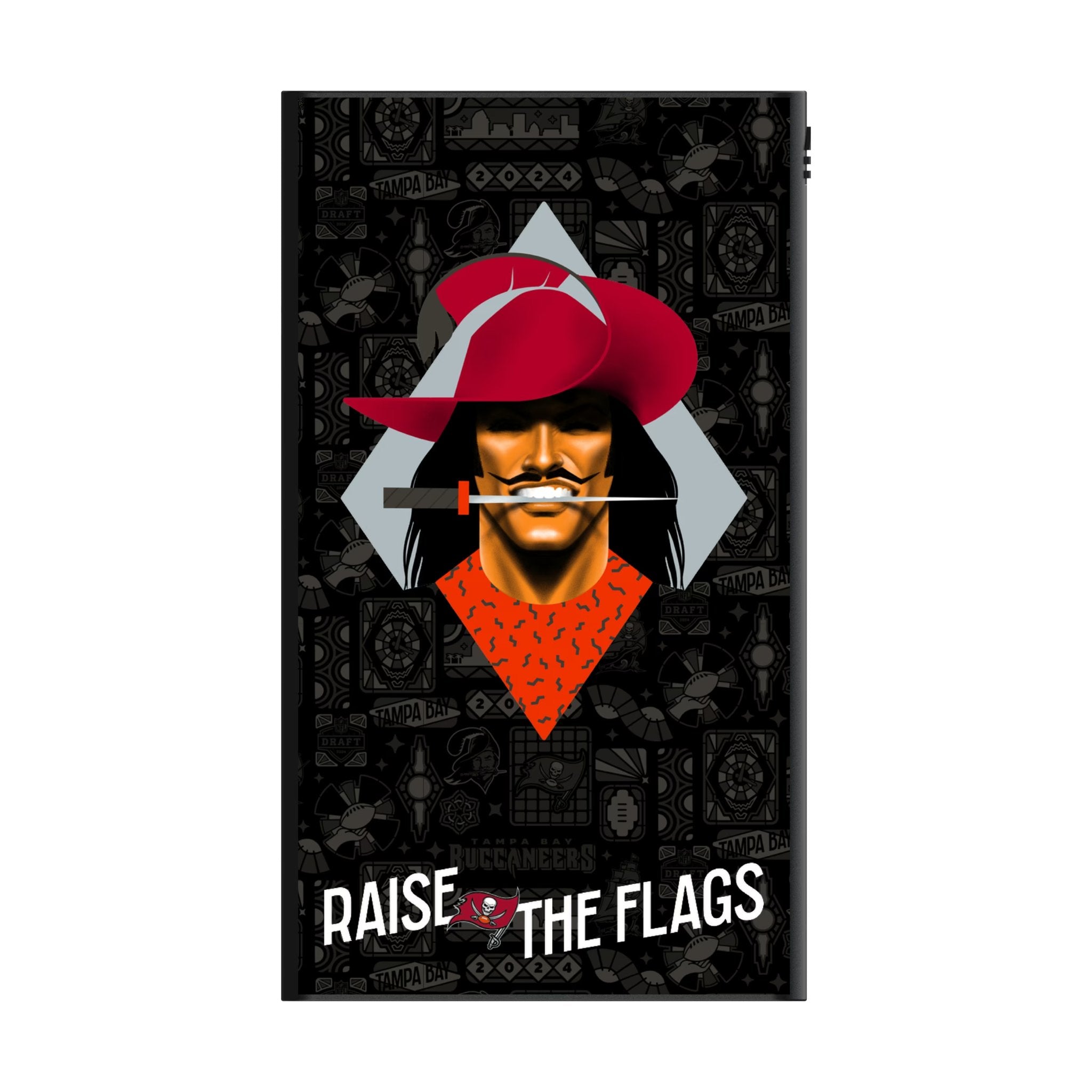 Tampa Bay Buccaneers 2024 Edition 5000mAh Flat Powerbank