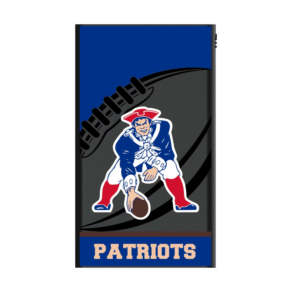 New England Patriots Historic Collection Passtime 5000mAh Flat Powerbank 2