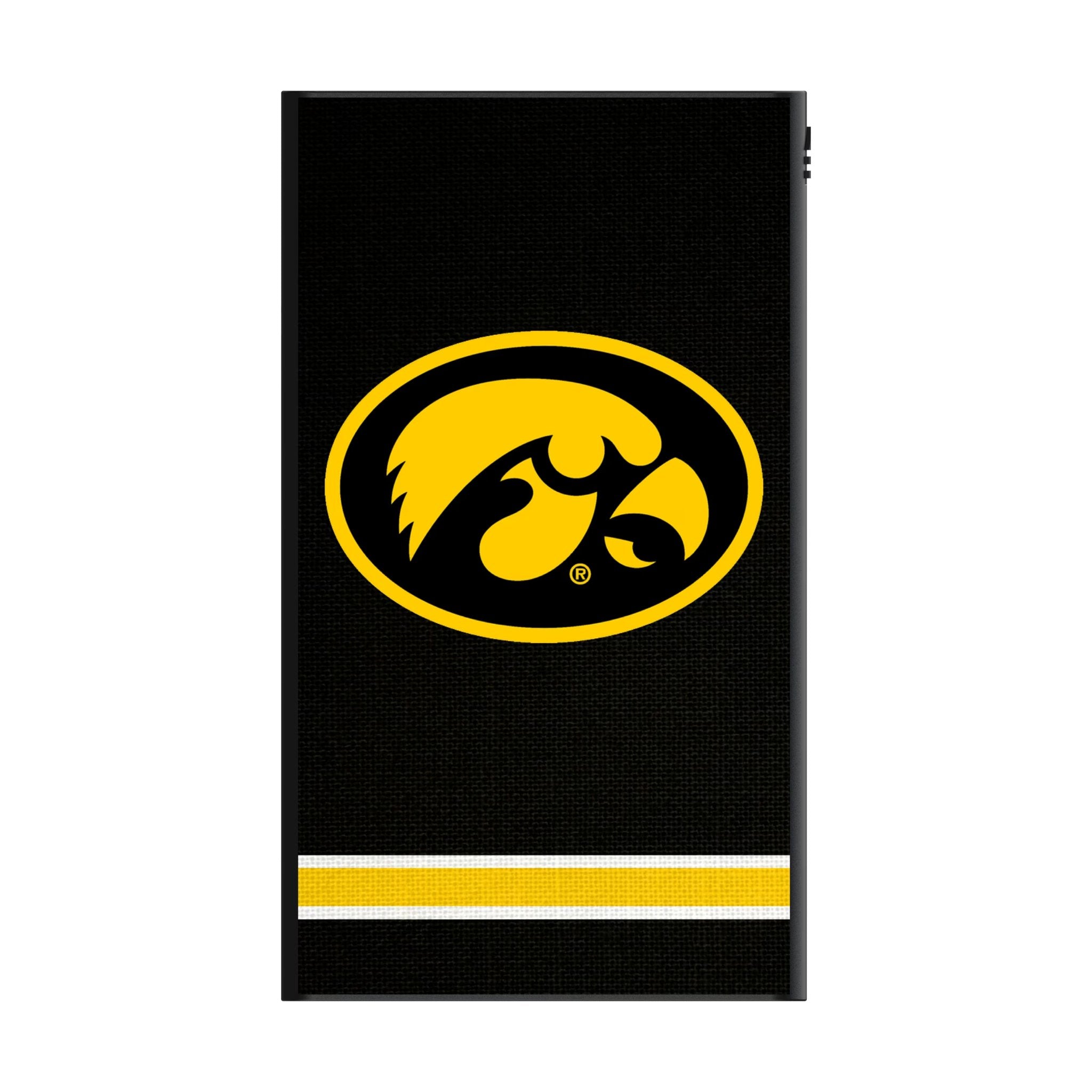 University of Iowa Hawkeyes Stripe 5000mAh Flat Powerbank 2