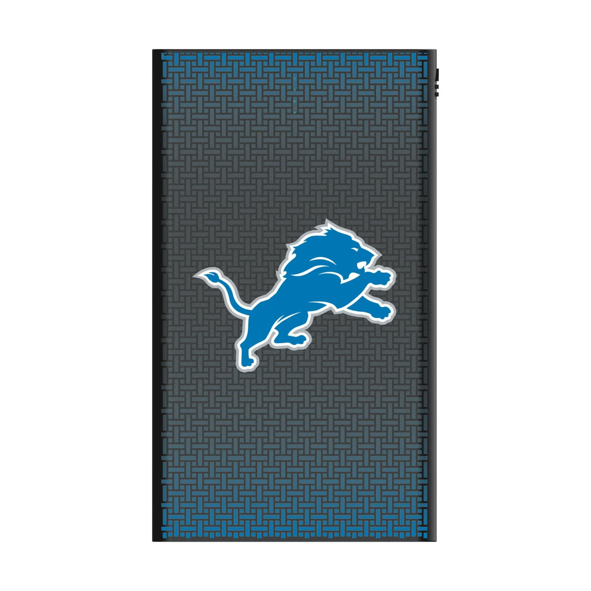 Detroit Lions Linen 5000mAh Flat Powerbank 2