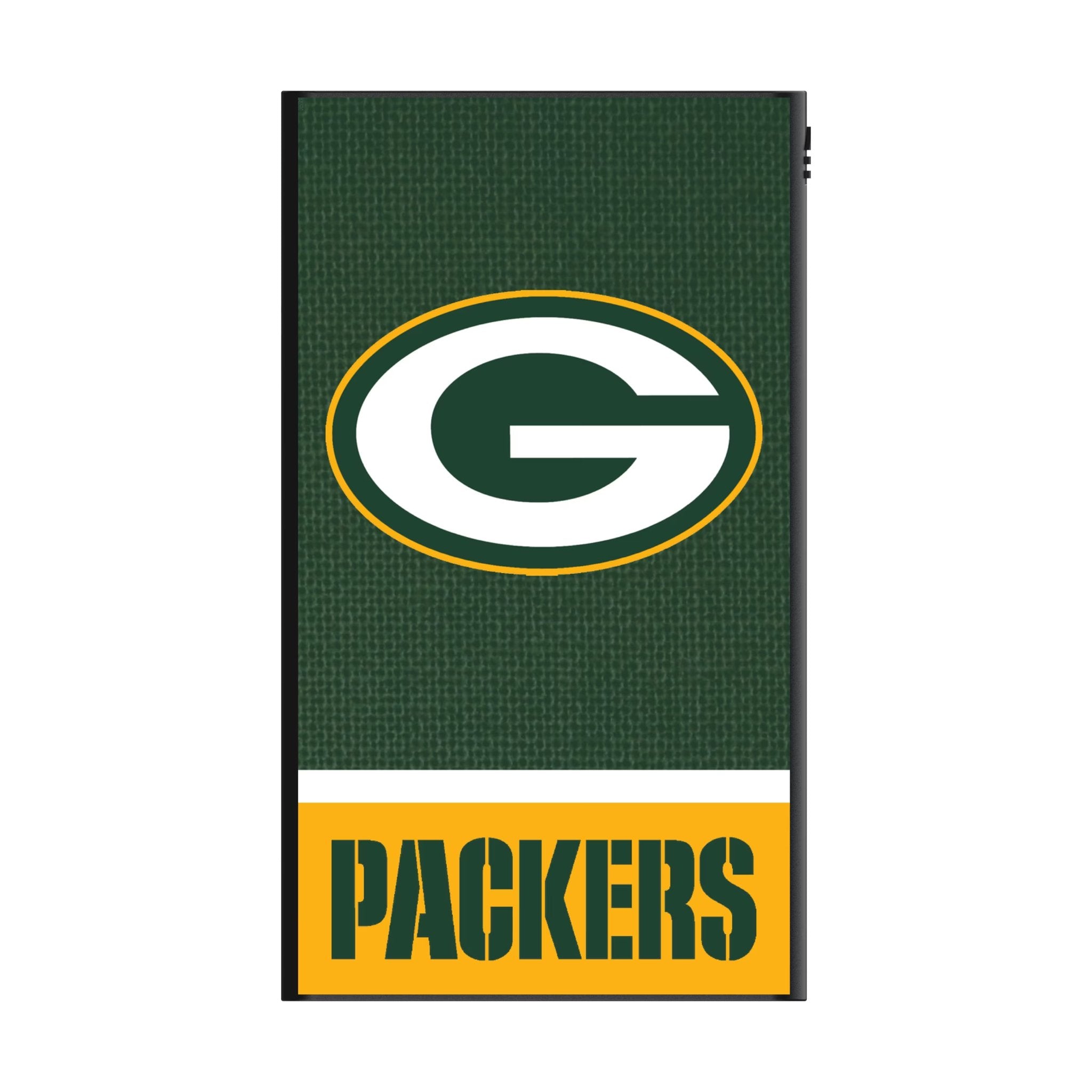 Green Bay Packers Endzone Solid 5000mAh Flat Powerbank 2