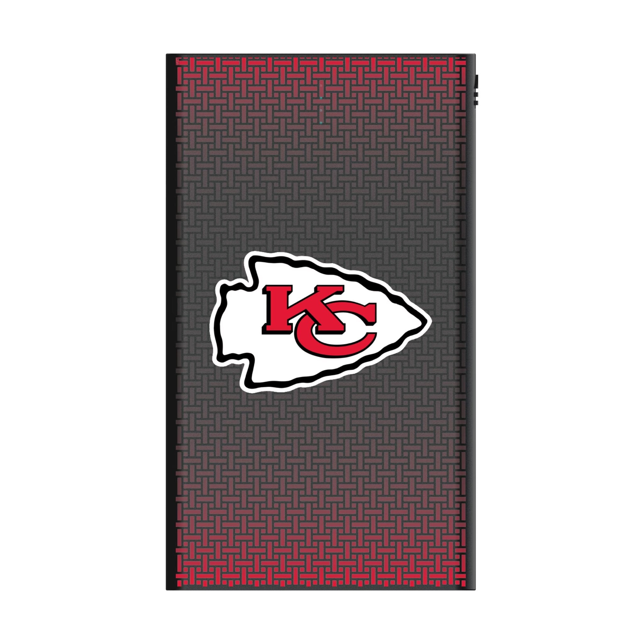 Kansas City Chiefs Linen 5000mAh Flat Powerbank 2
