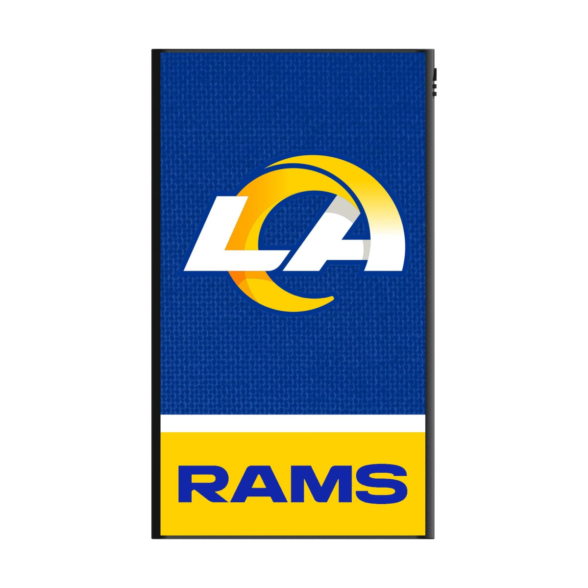 Los Angeles Rams Endzone Solid 5000mAh Flat Powerbank 2