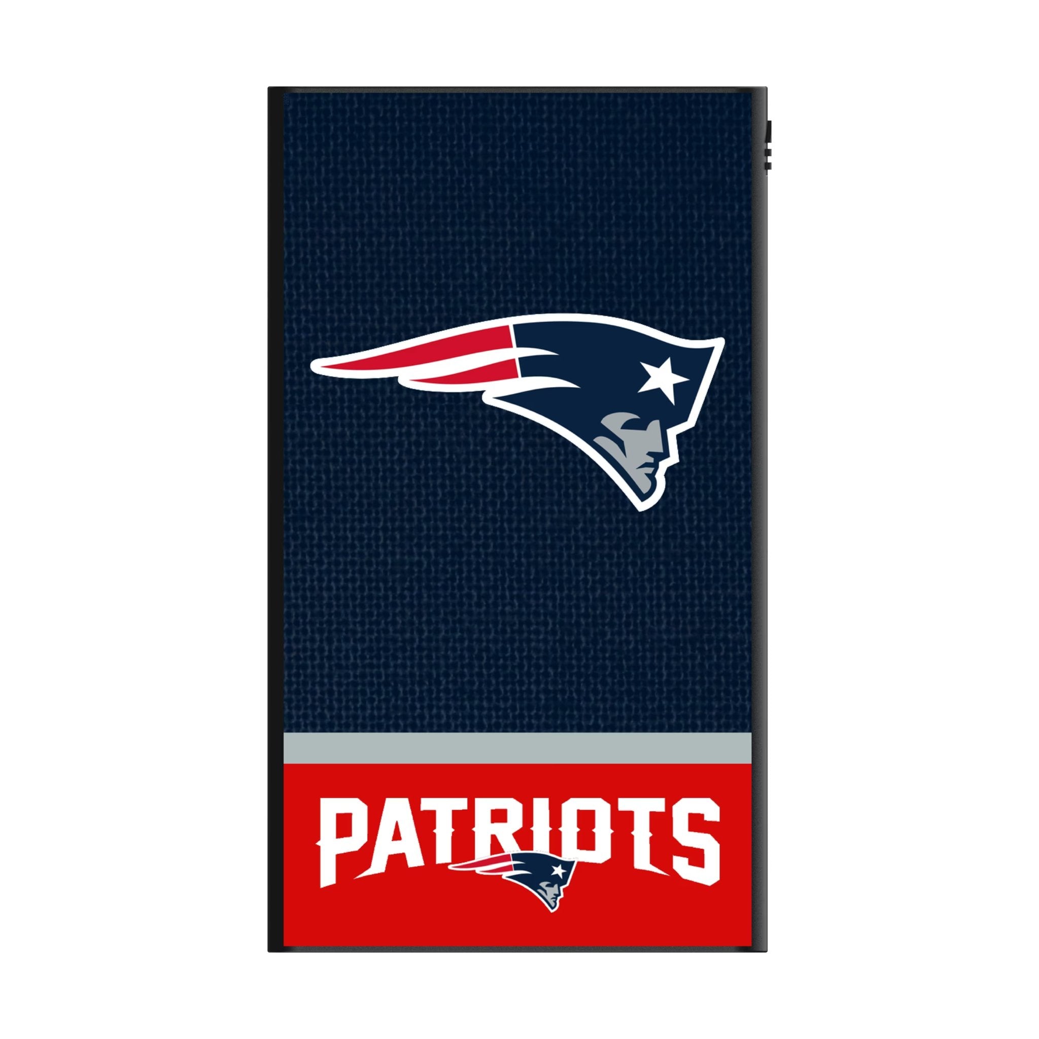 New England Patriots Endzone Solid 5000mAh Flat Powerbank 2