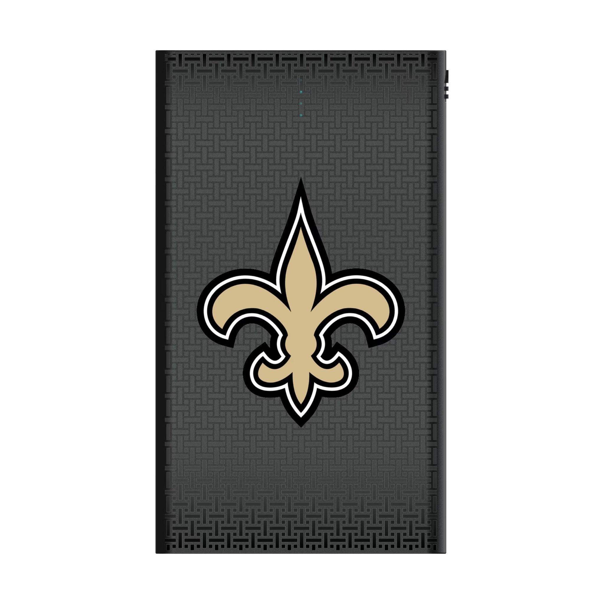 New Orleans Saints Linen 5000mAh Flat Powerbank 2