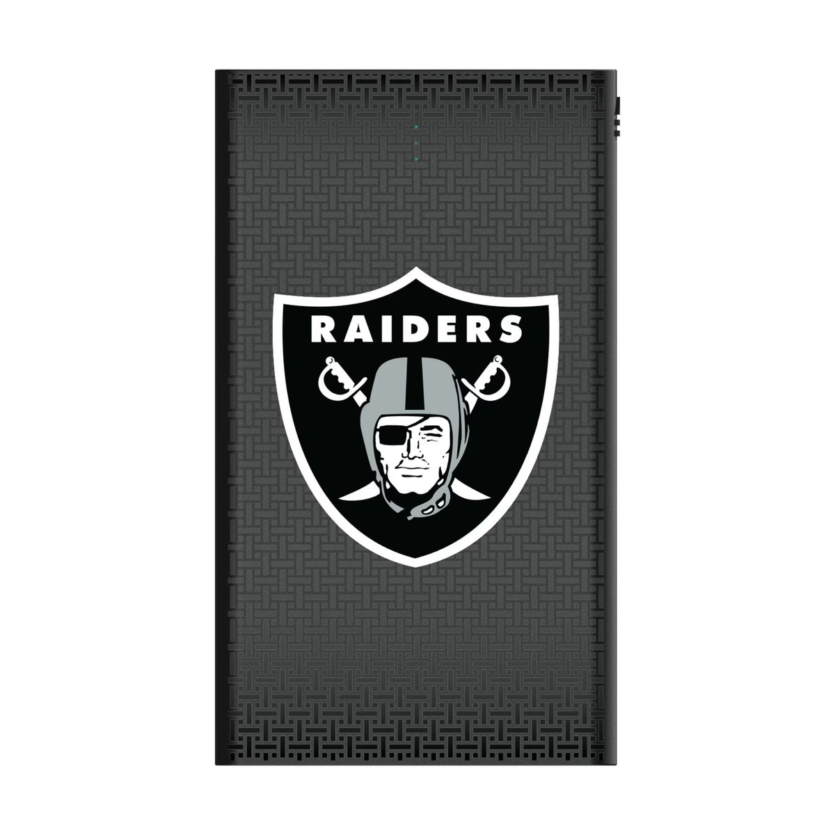 Las Vegas Raiders Linen 5000mAh Flat Powerbank 2