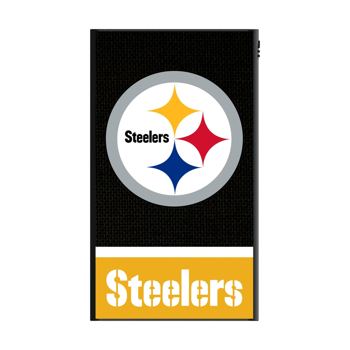 Pittsburgh Steelers Endzone Solid 5000mAh Flat Powerbank 2