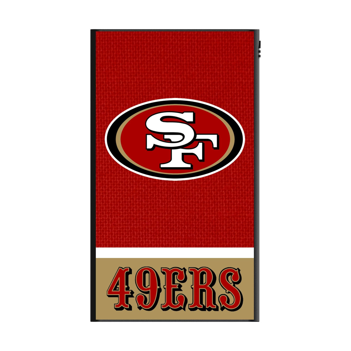 San Francisco 49ers Endzone Solid 5000mAh Flat Powerbank 2
