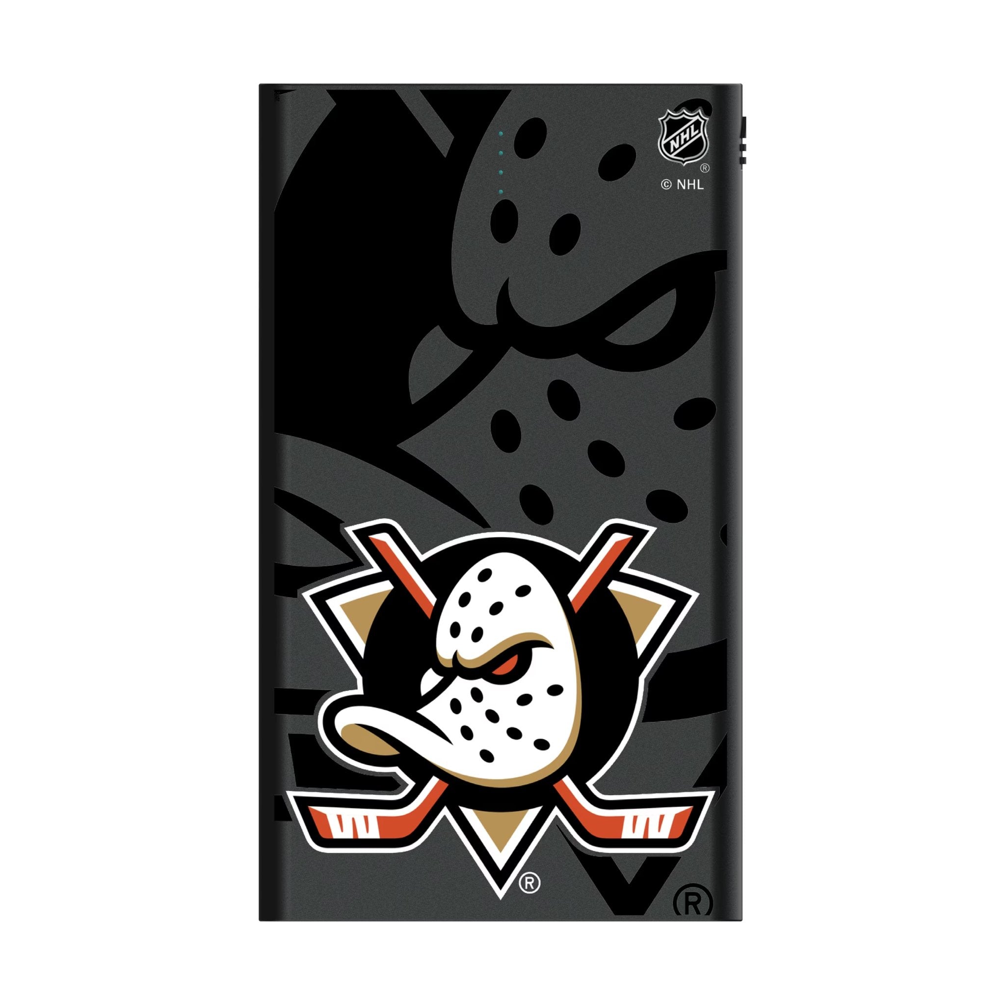 Anaheim Ducks Monocolor Tilt 5000mAh Flat Powerbank