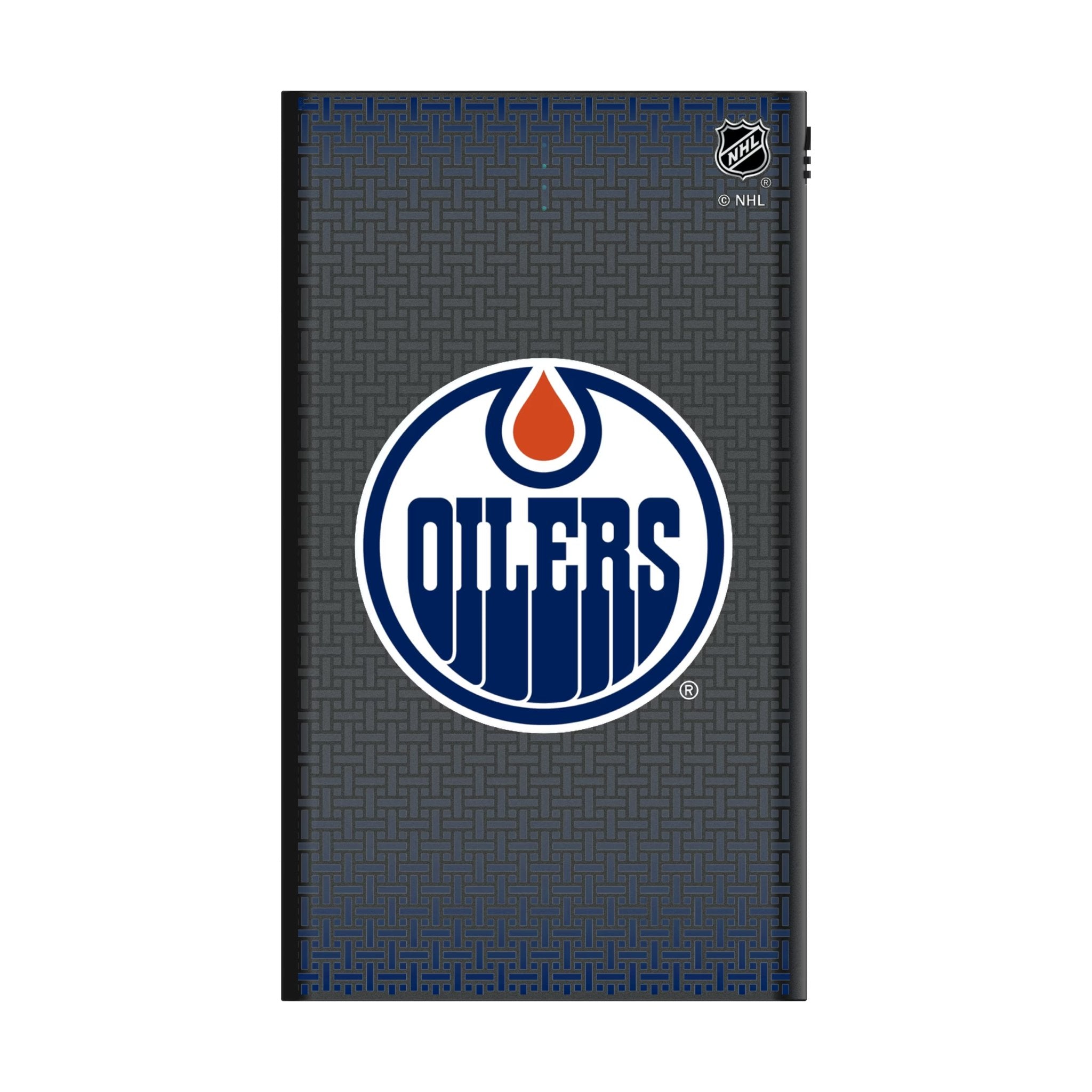 Edmonton Oilers Linen 5000mAh Flat Powerbank