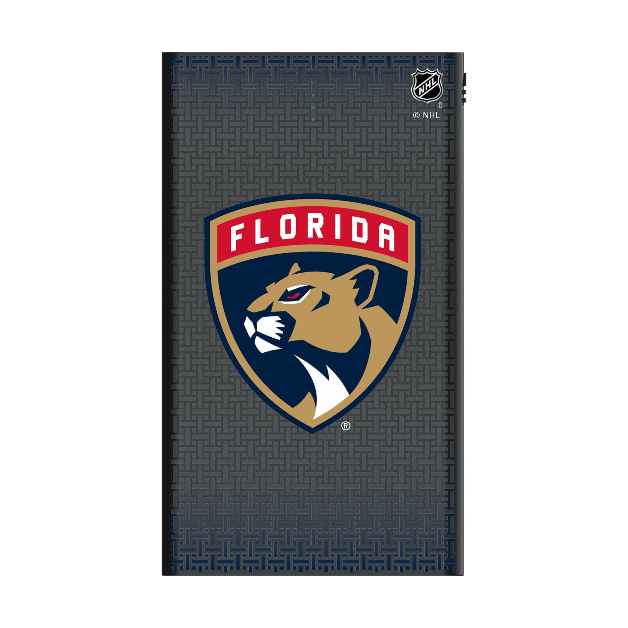 Florida Panthers Linen 5000mAh Flat Powerbank