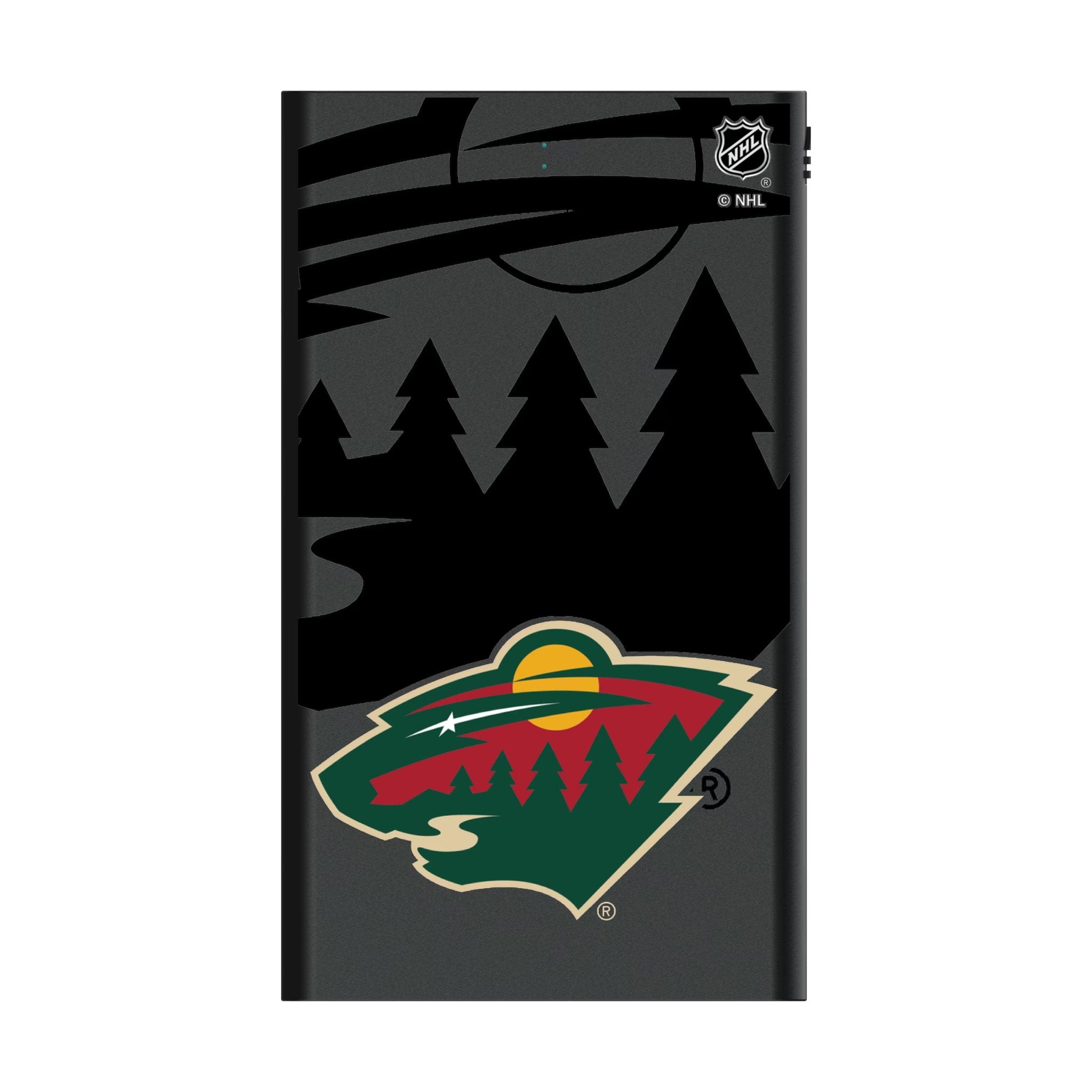 Minnesota Wild Monocolor Tilt 5000mAh Flat Powerbank