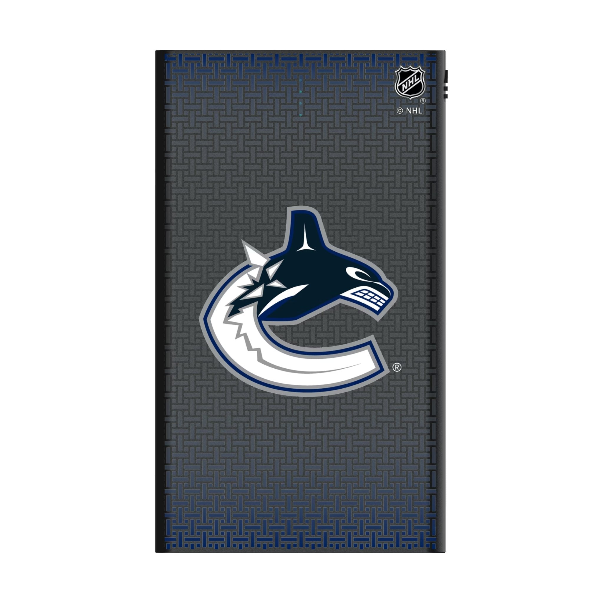 Vancouver Canucks Linen 5000mAh Flat Powerbank
