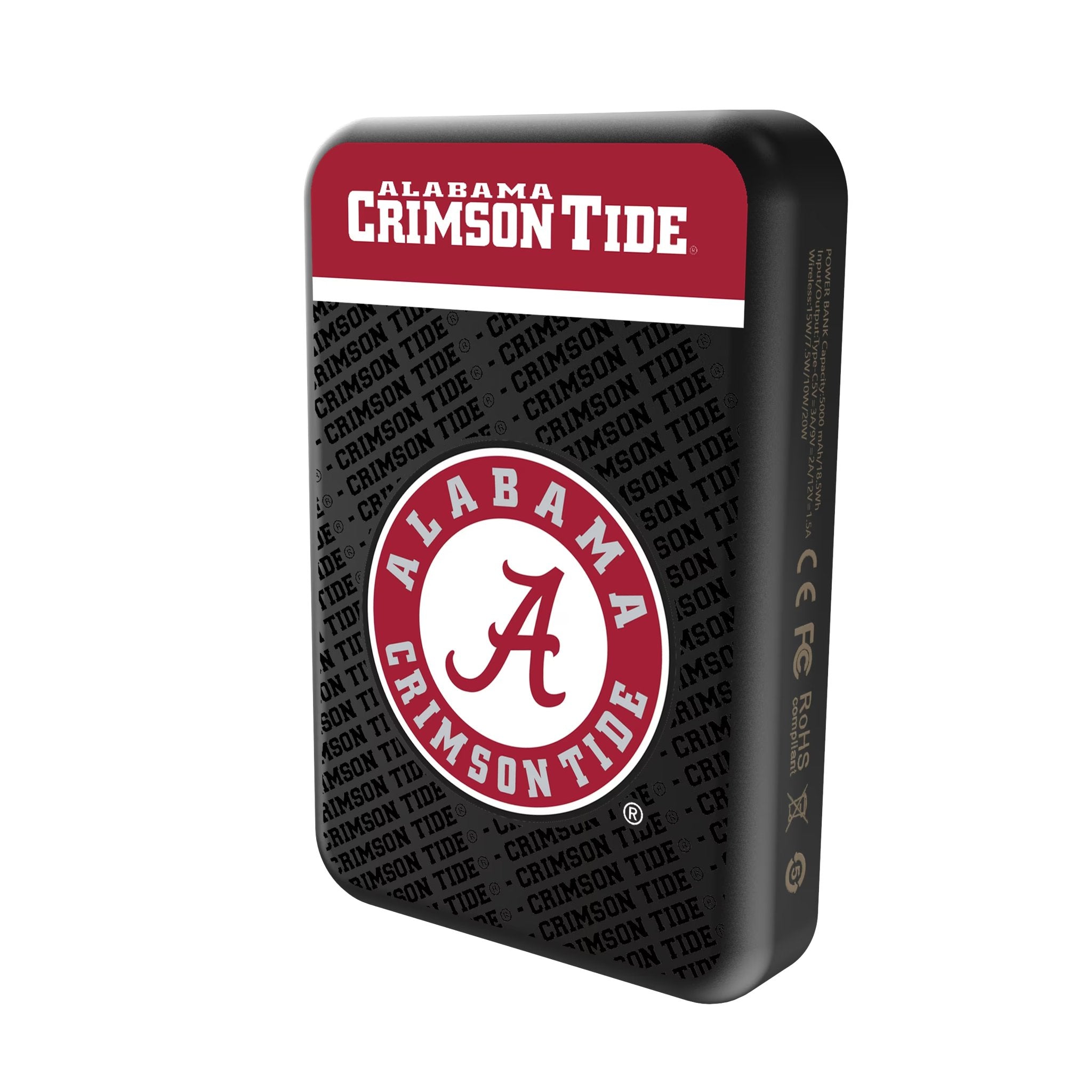 University of Alabama Crimson Tide Endzone Plus Wireless Mag Power Bank