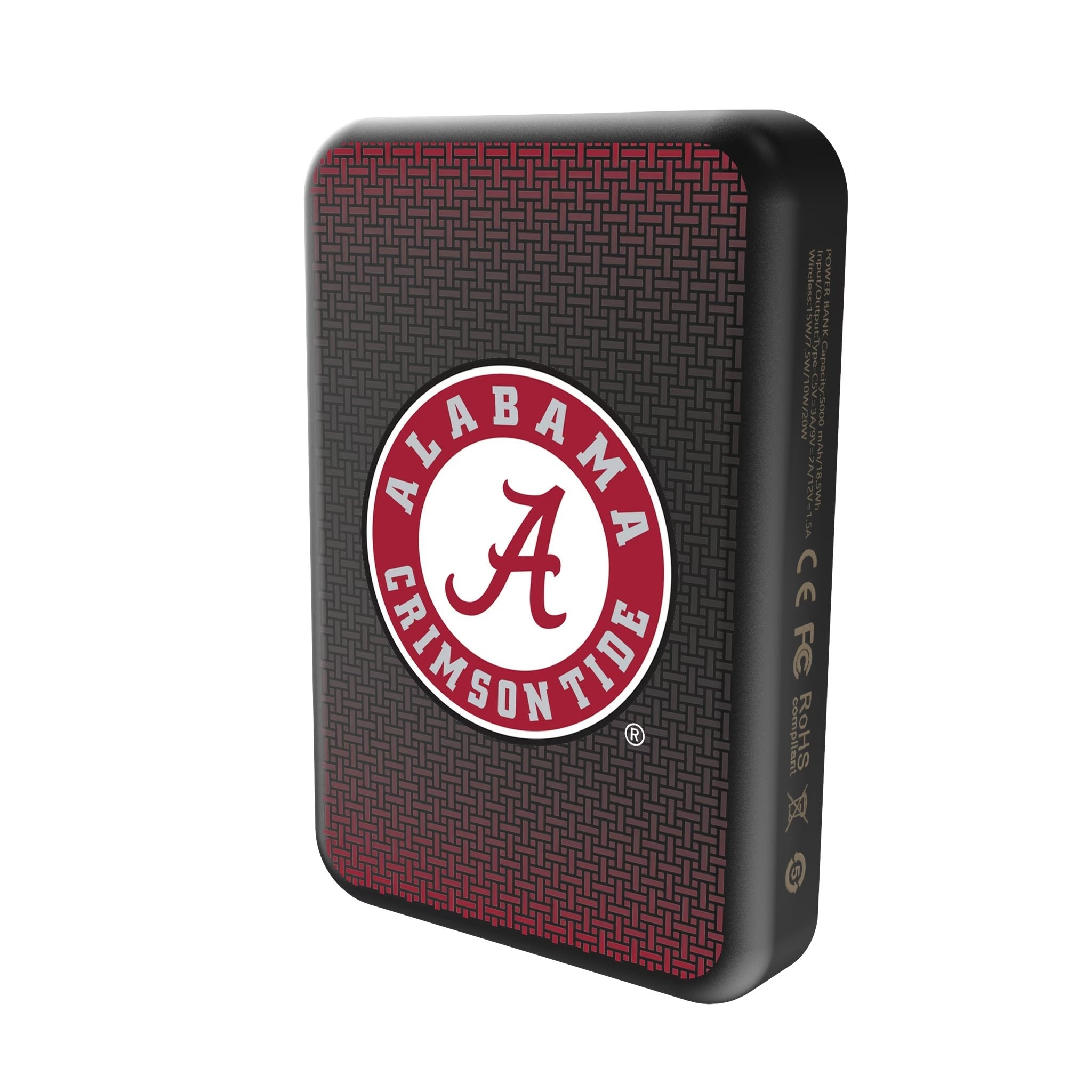 University of Alabama Crimson Tide Linen Wireless Mag Power Bank